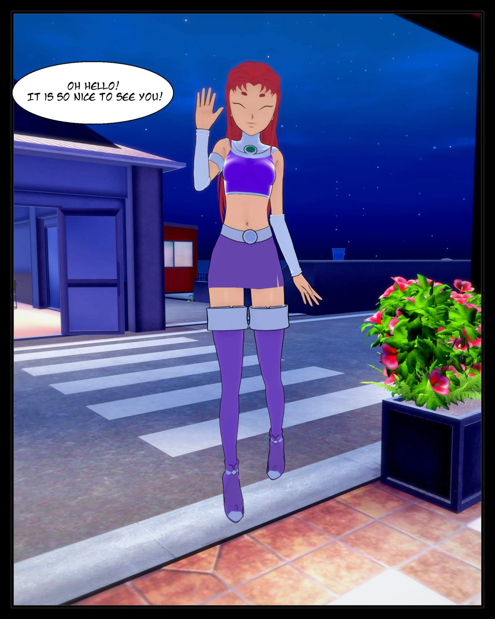 Show Me Your Panties 2 - Starfire porn comic picture 3