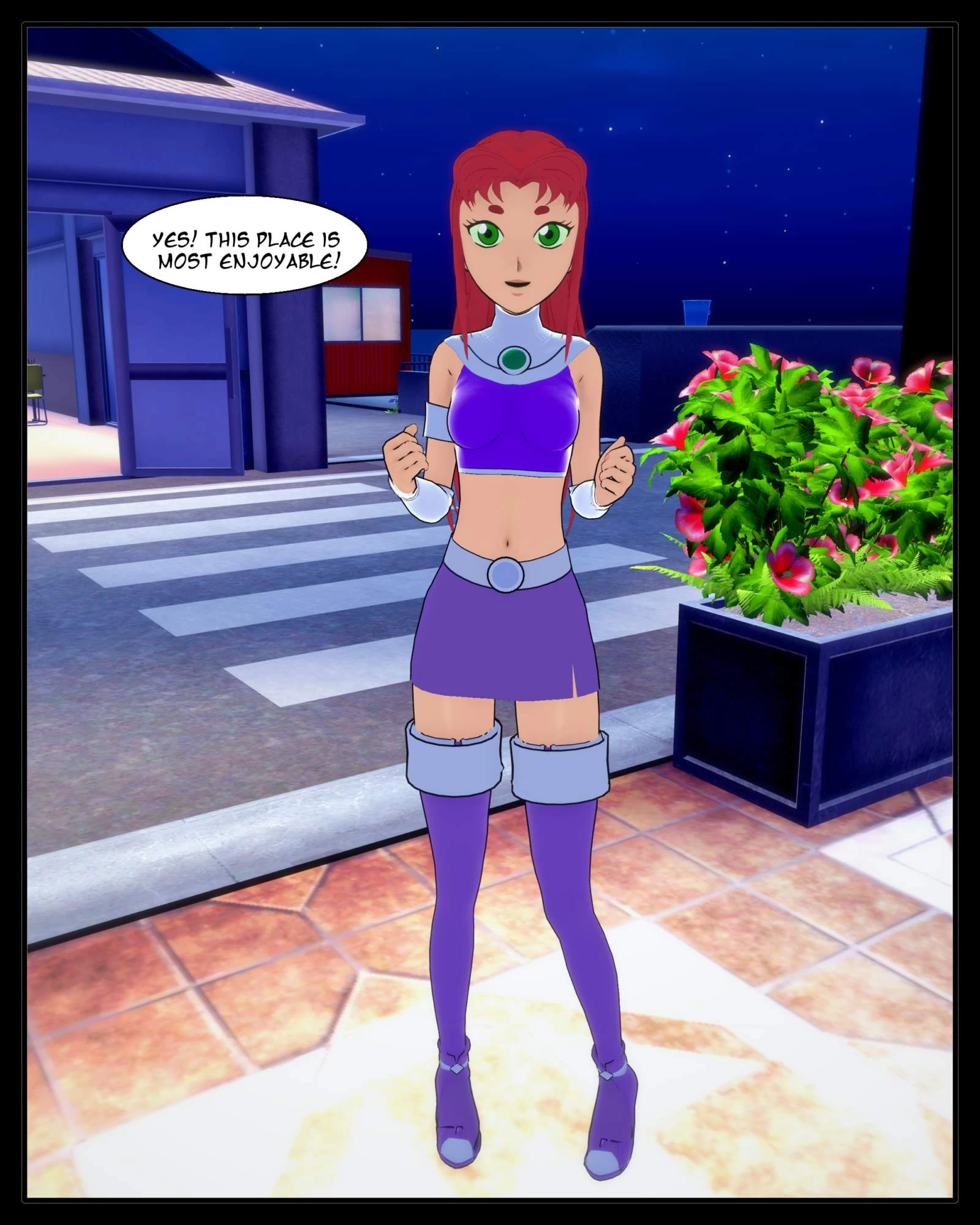 Show Me Your Panties 2 - Starfire porn comic picture 4