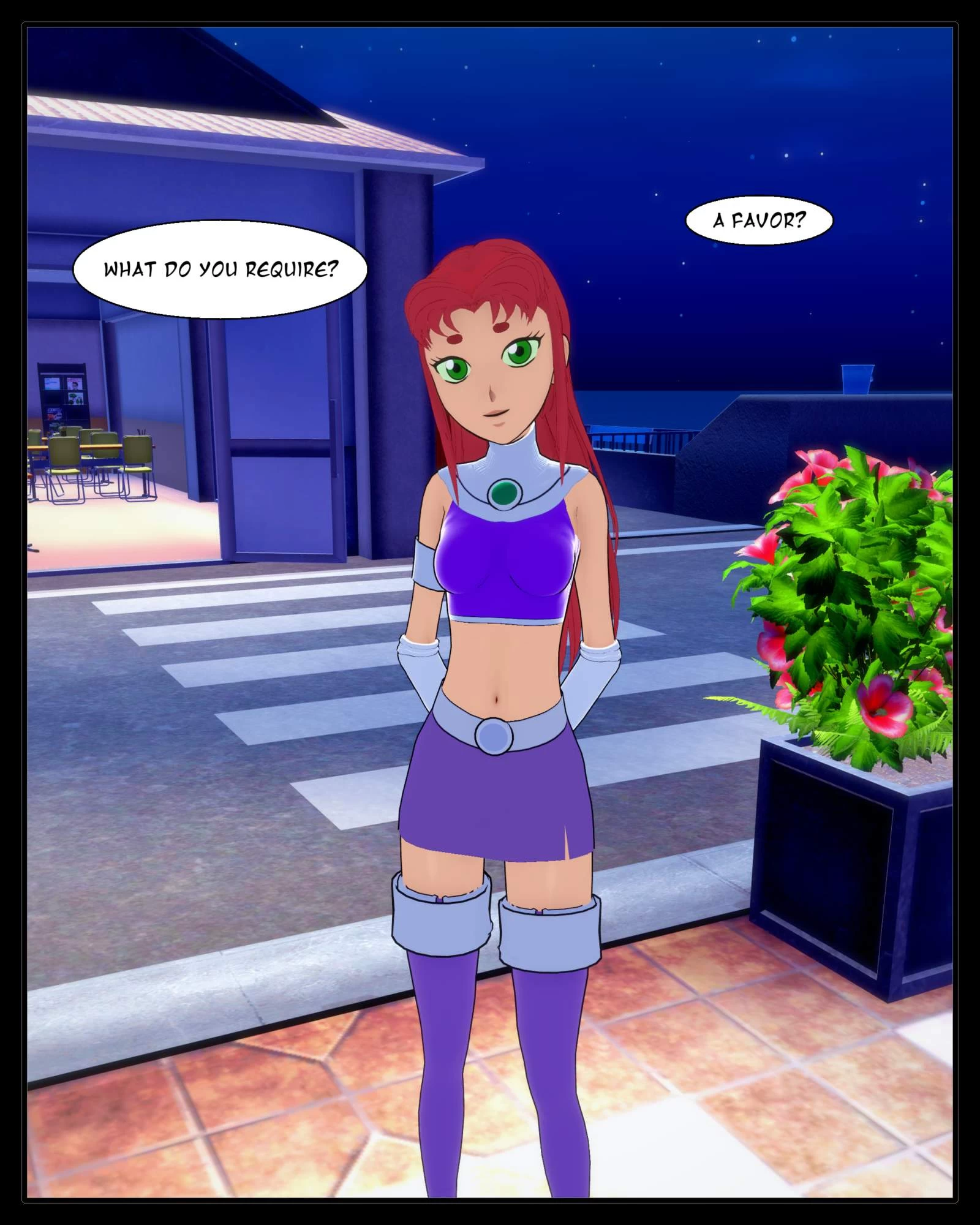 Show Me Your Panties 2 - Starfire porn comic picture 5