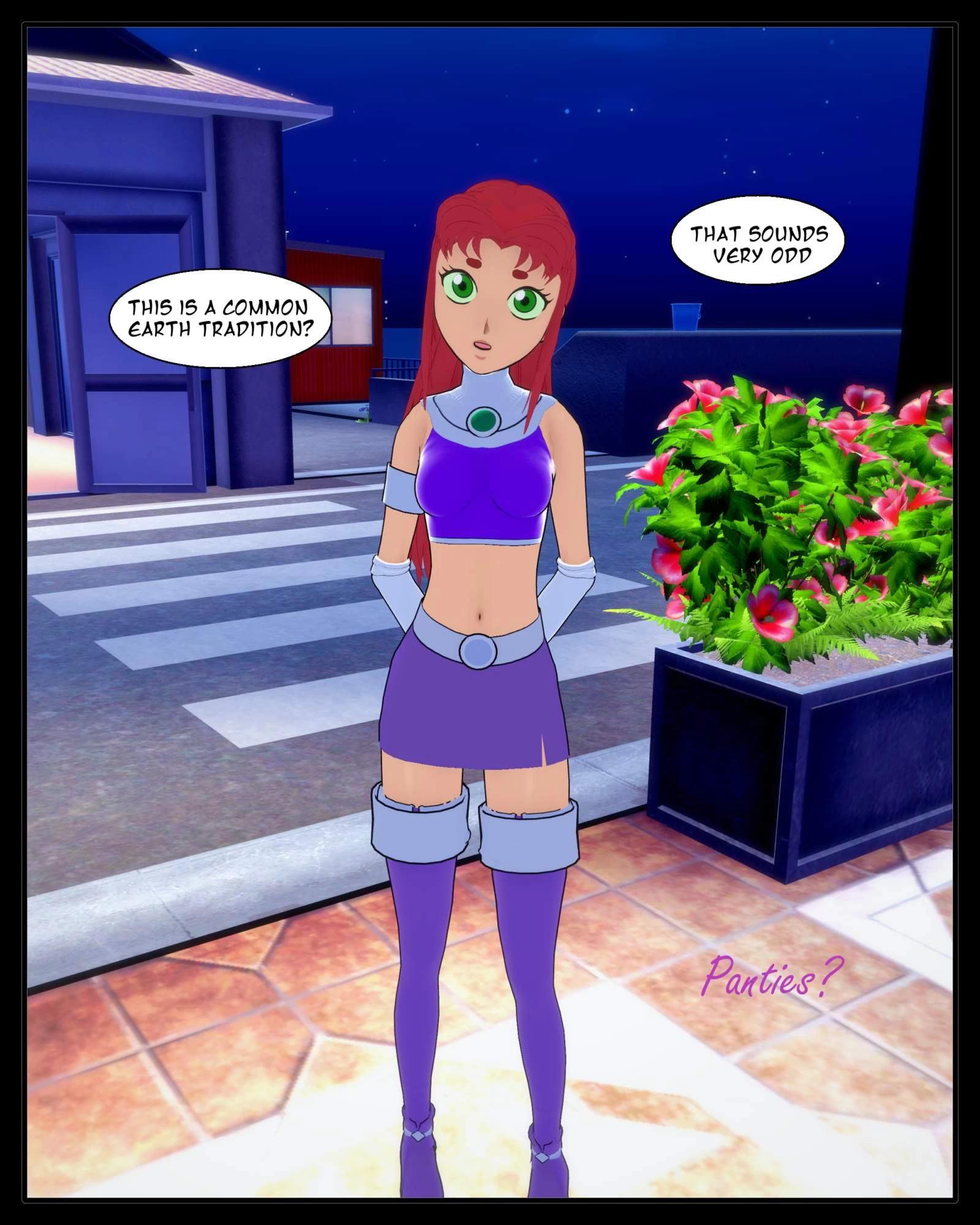 Show Me Your Panties 2 - Starfire porn comic picture 6