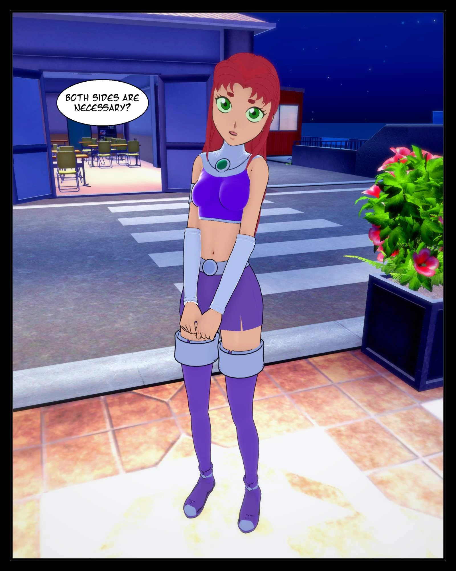 Show Me Your Panties 2 - Starfire porn comic picture 8