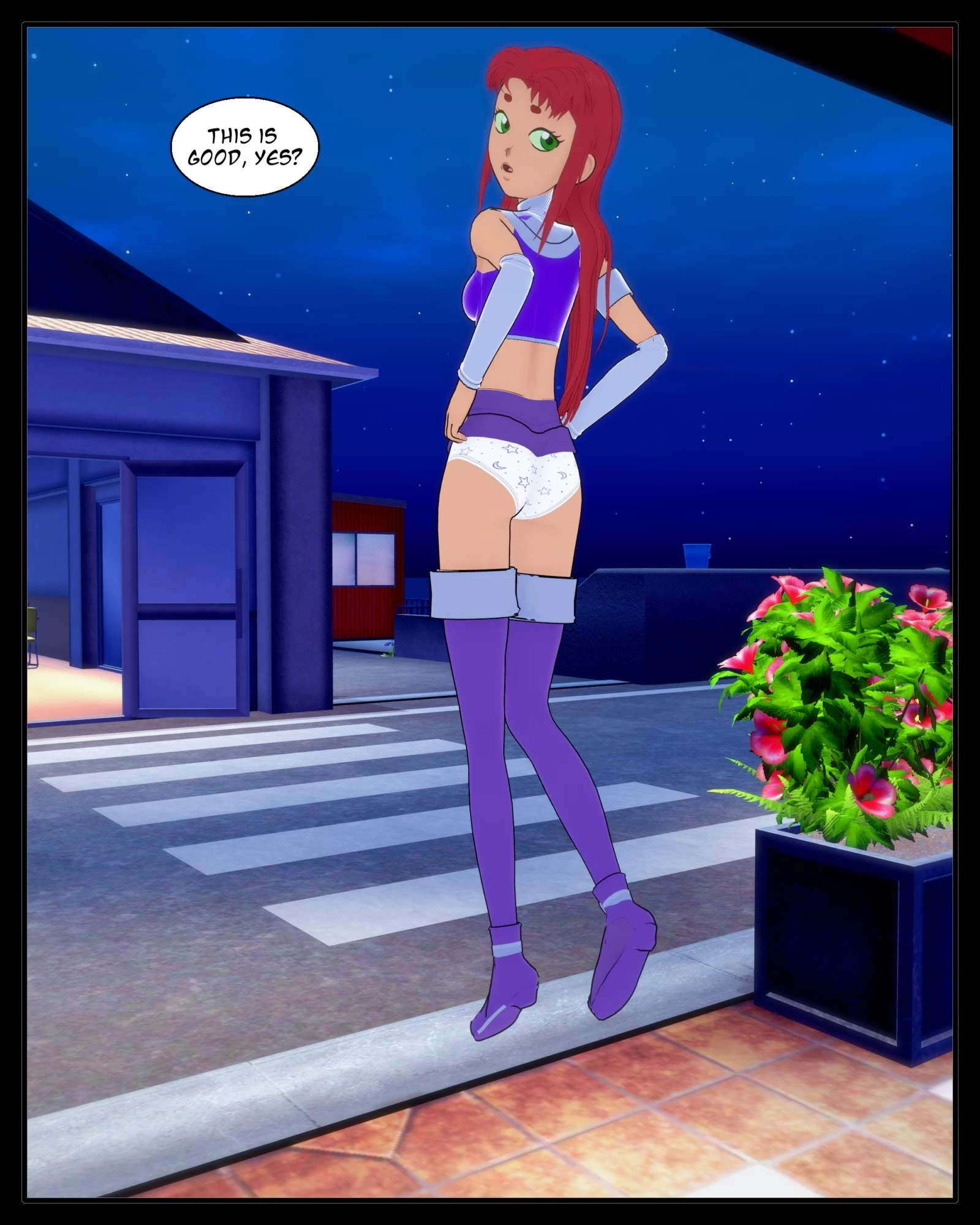 Show Me Your Panties 2 - Starfire porn comic picture 9