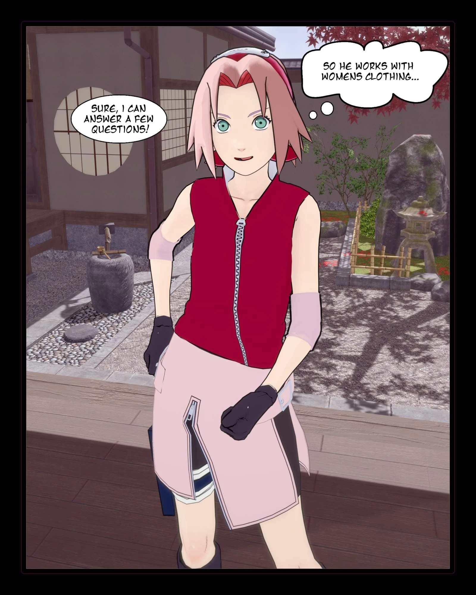 Show Me Your Panties 3 - Sakura porn comic picture 4