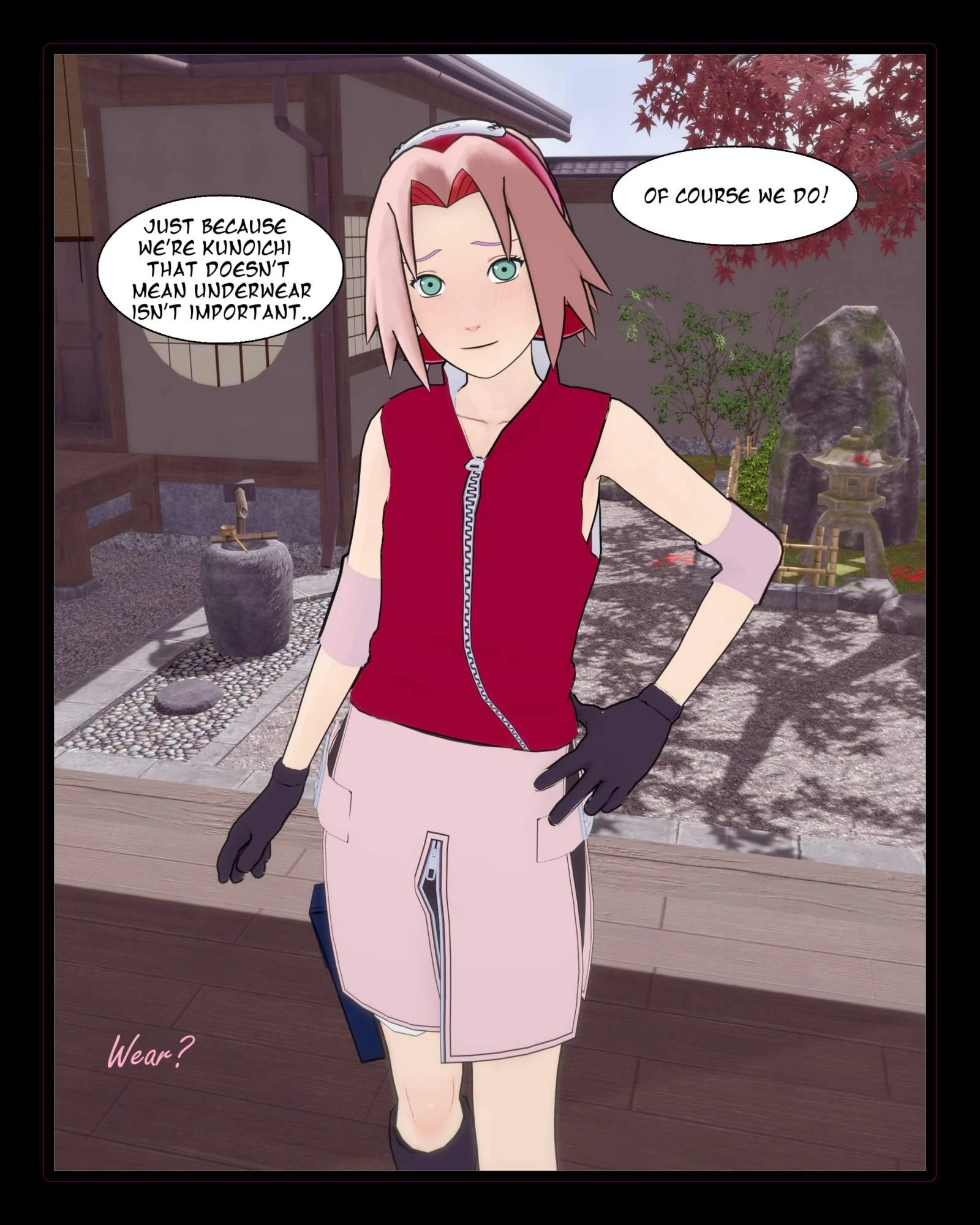 Show Me Your Panties 3 - Sakura porn comic picture 5