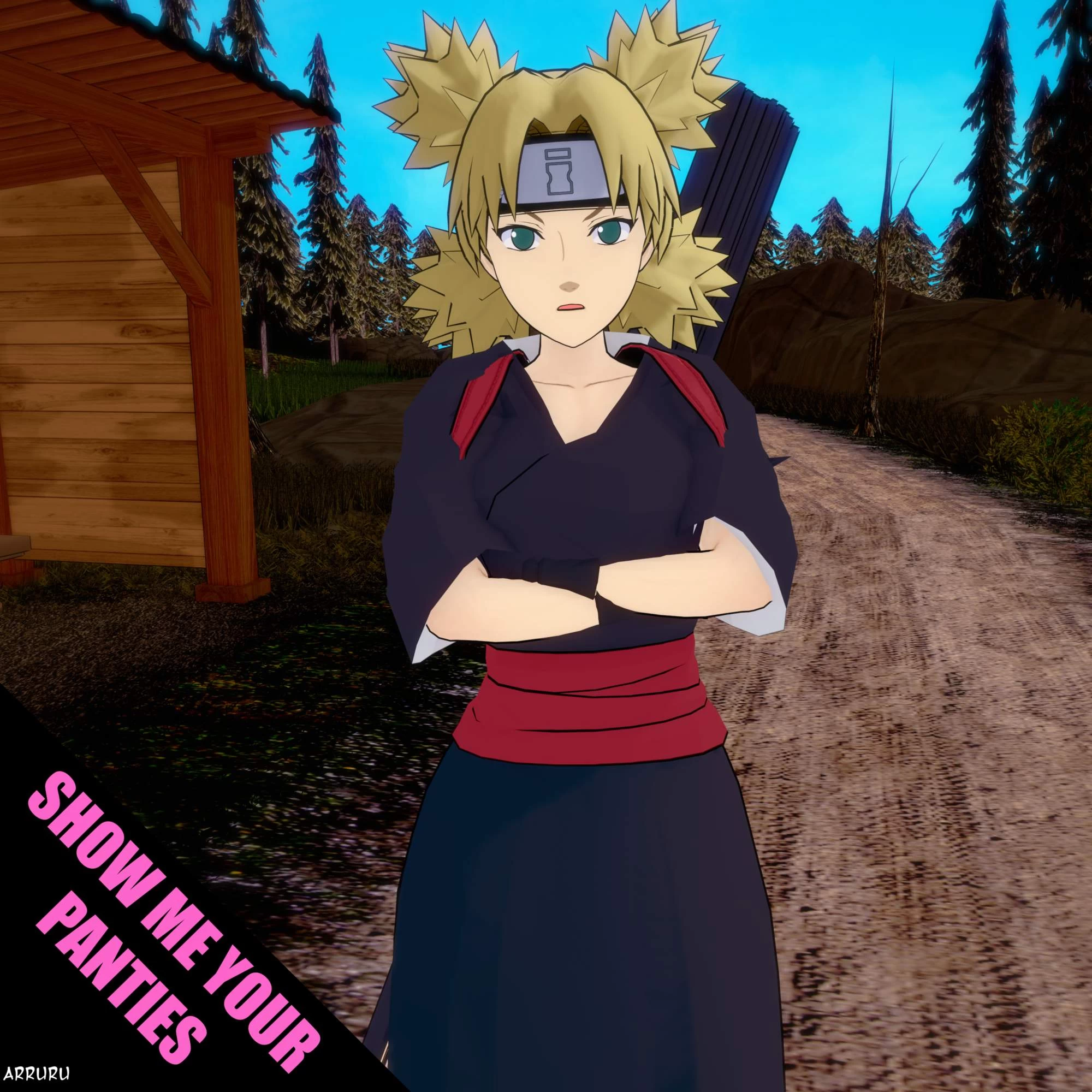 Show Me Your Panties 4 - Temari porn comic picture 1