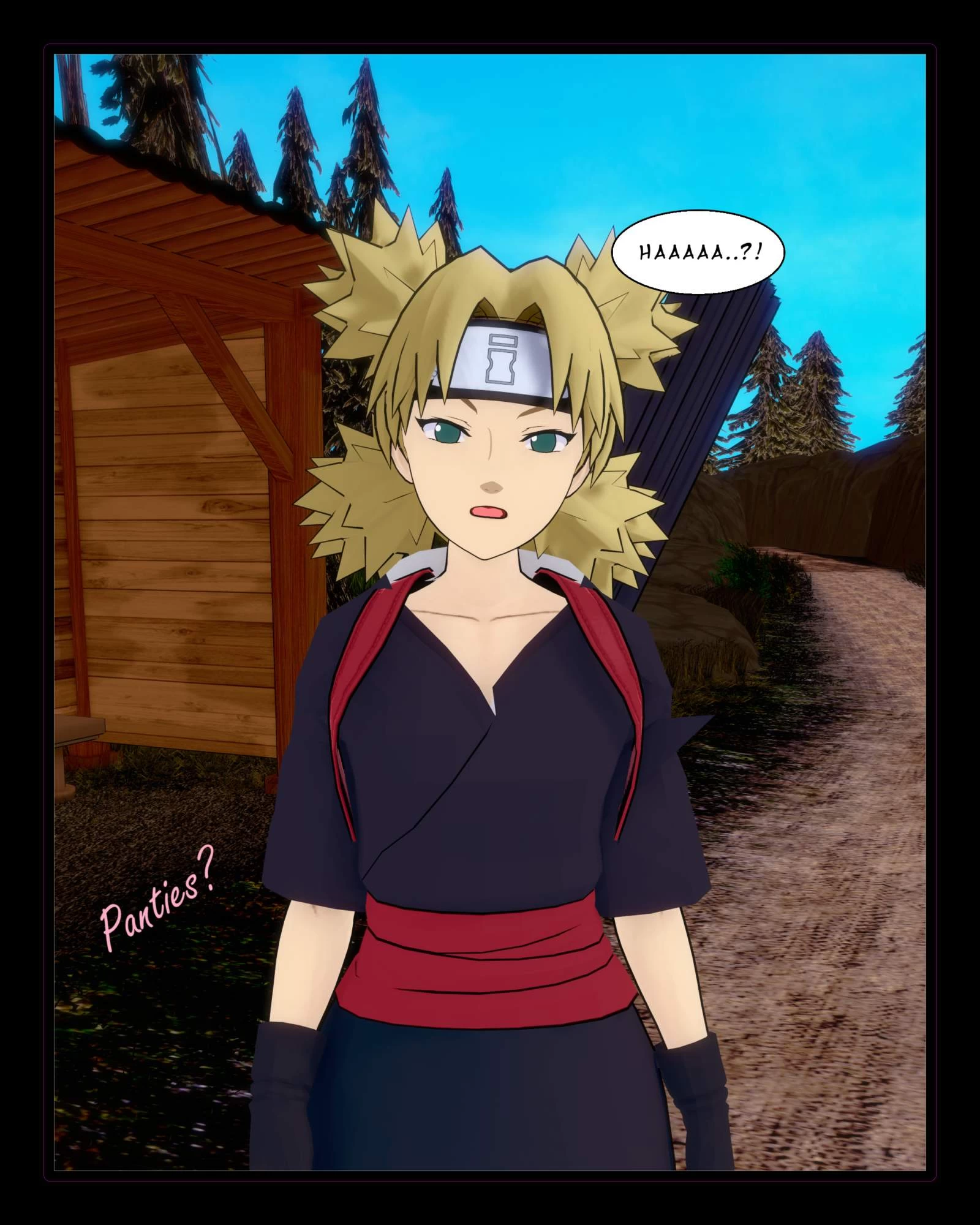 Show Me Your Panties 4 - Temari porn comic picture 6