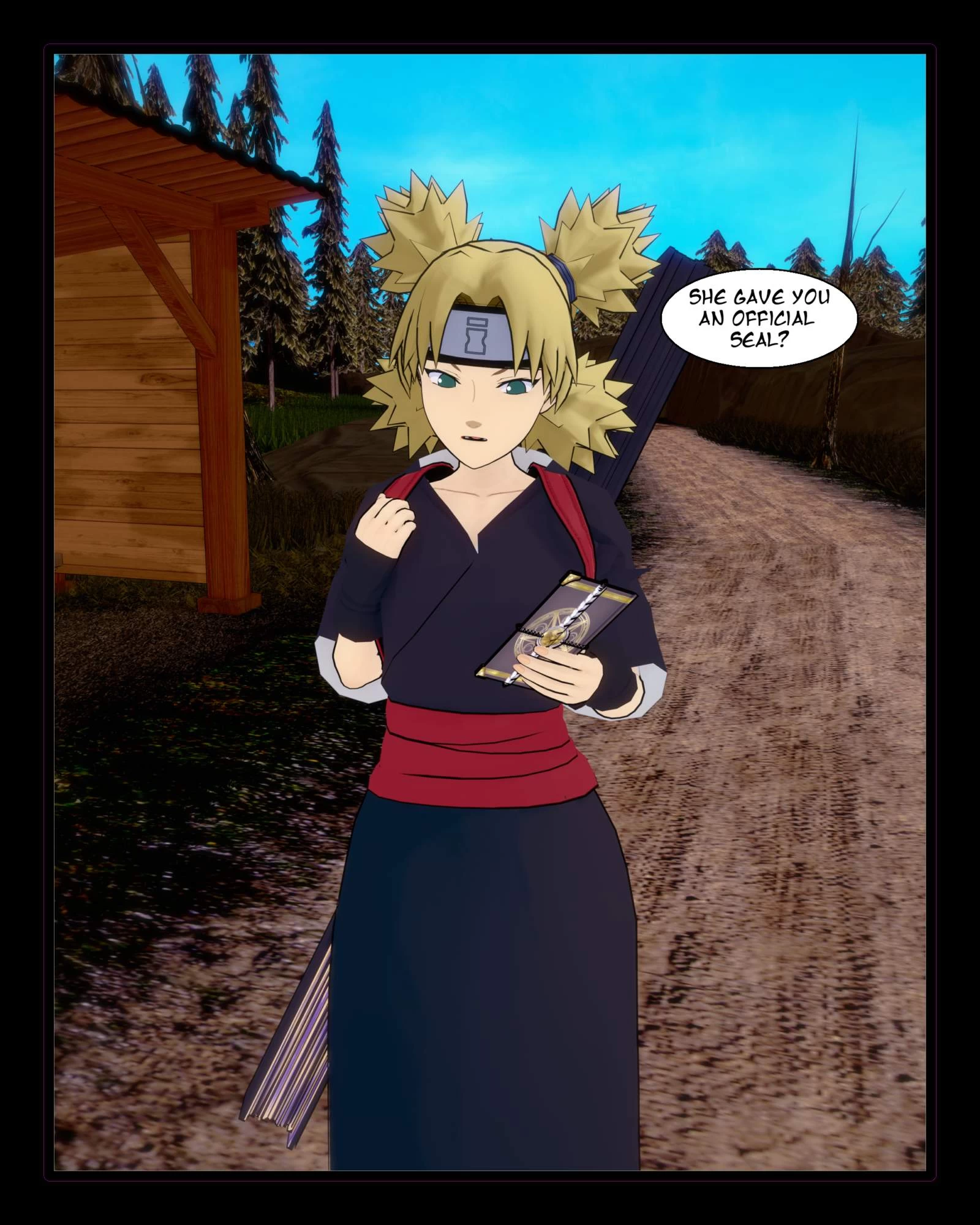 Show Me Your Panties 4 - Temari porn comic picture 8