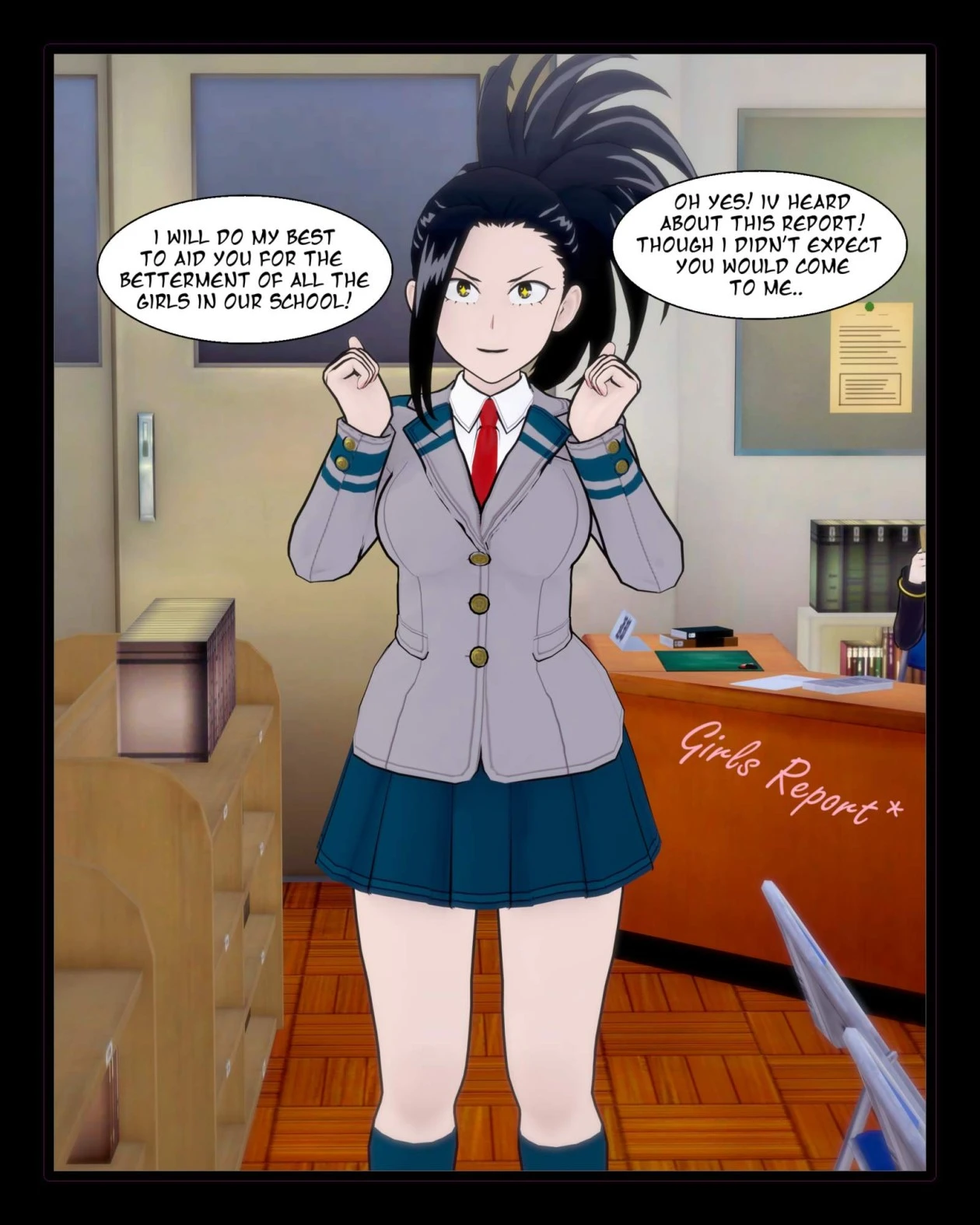 Show Me Your Panties 6 - Momo porn comic picture 3