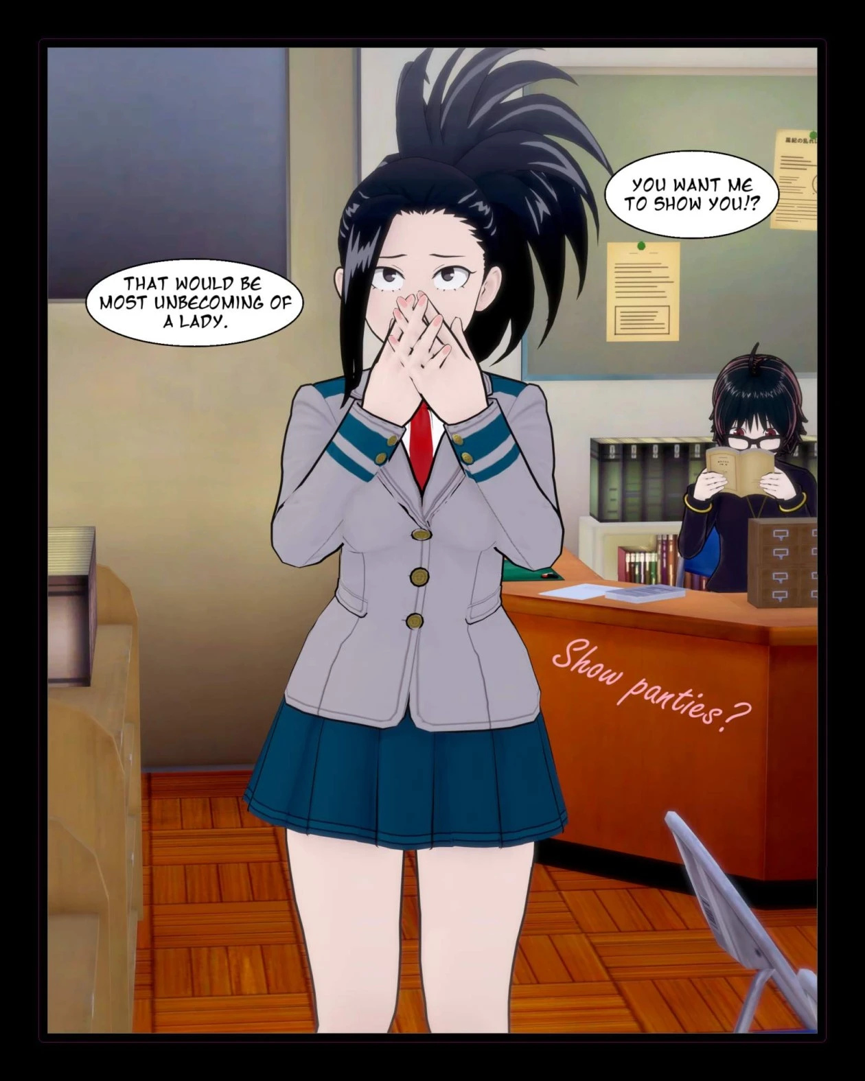 Show Me Your Panties 6 - Momo porn comic picture 9