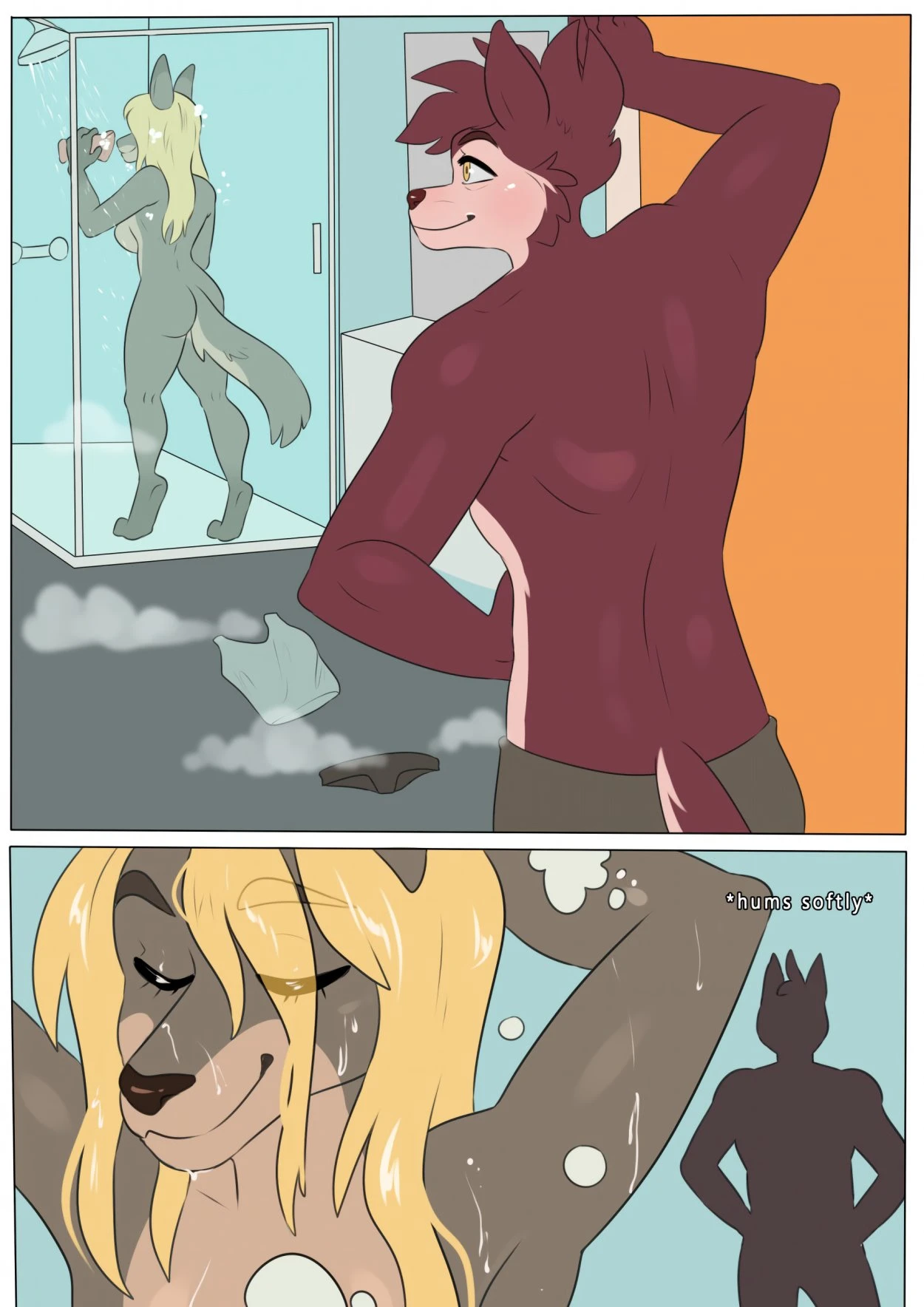 Shower fun porn comic picture 2