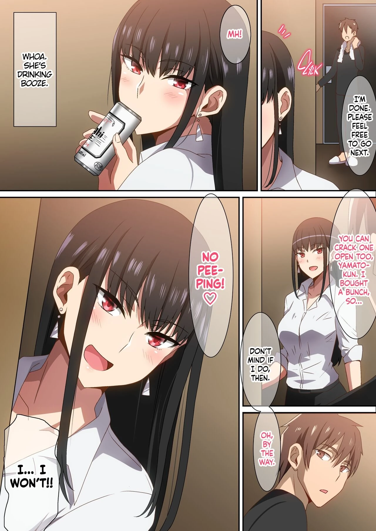 Shucchouchuu!! | On a Business Trip!! porn comic picture 4