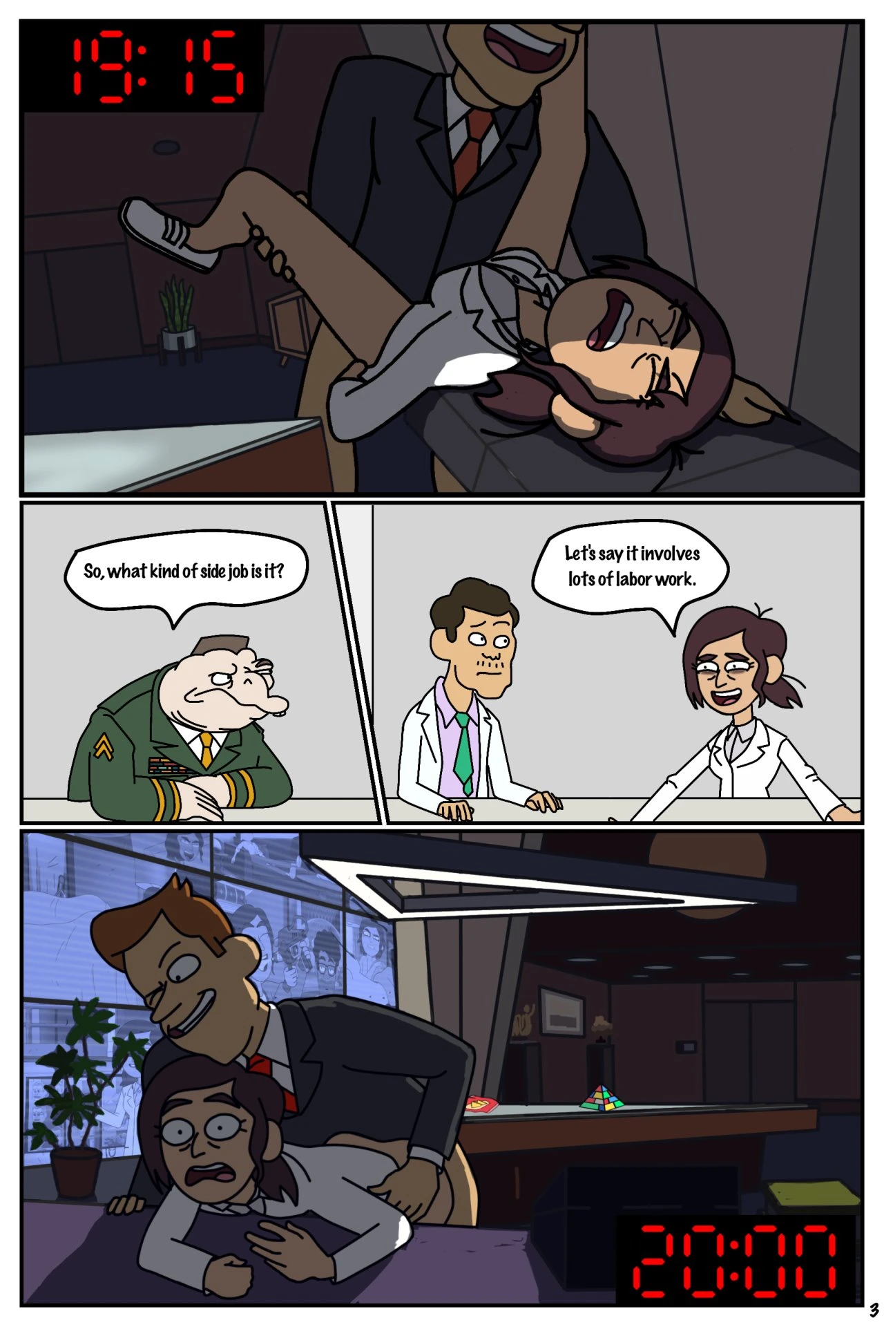 Side Job porn comic picture 3