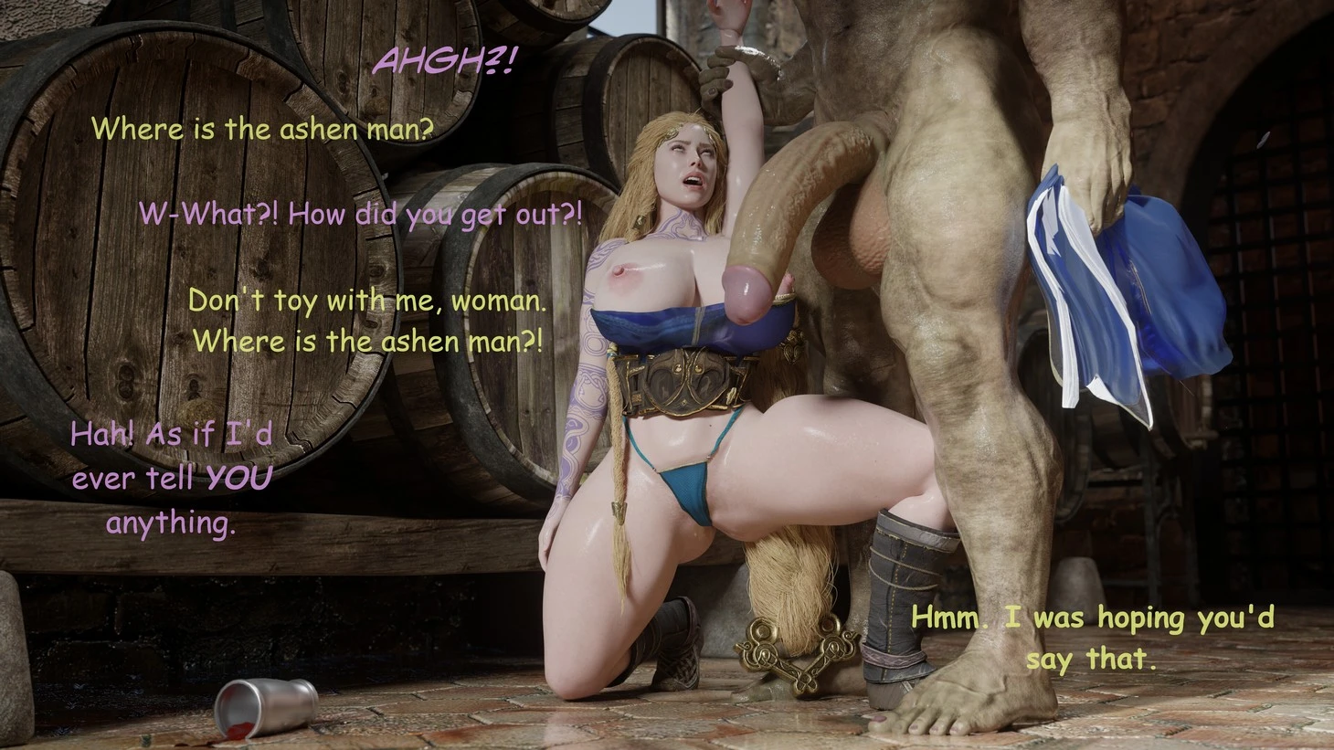 Sif x Orc porn comic picture 3