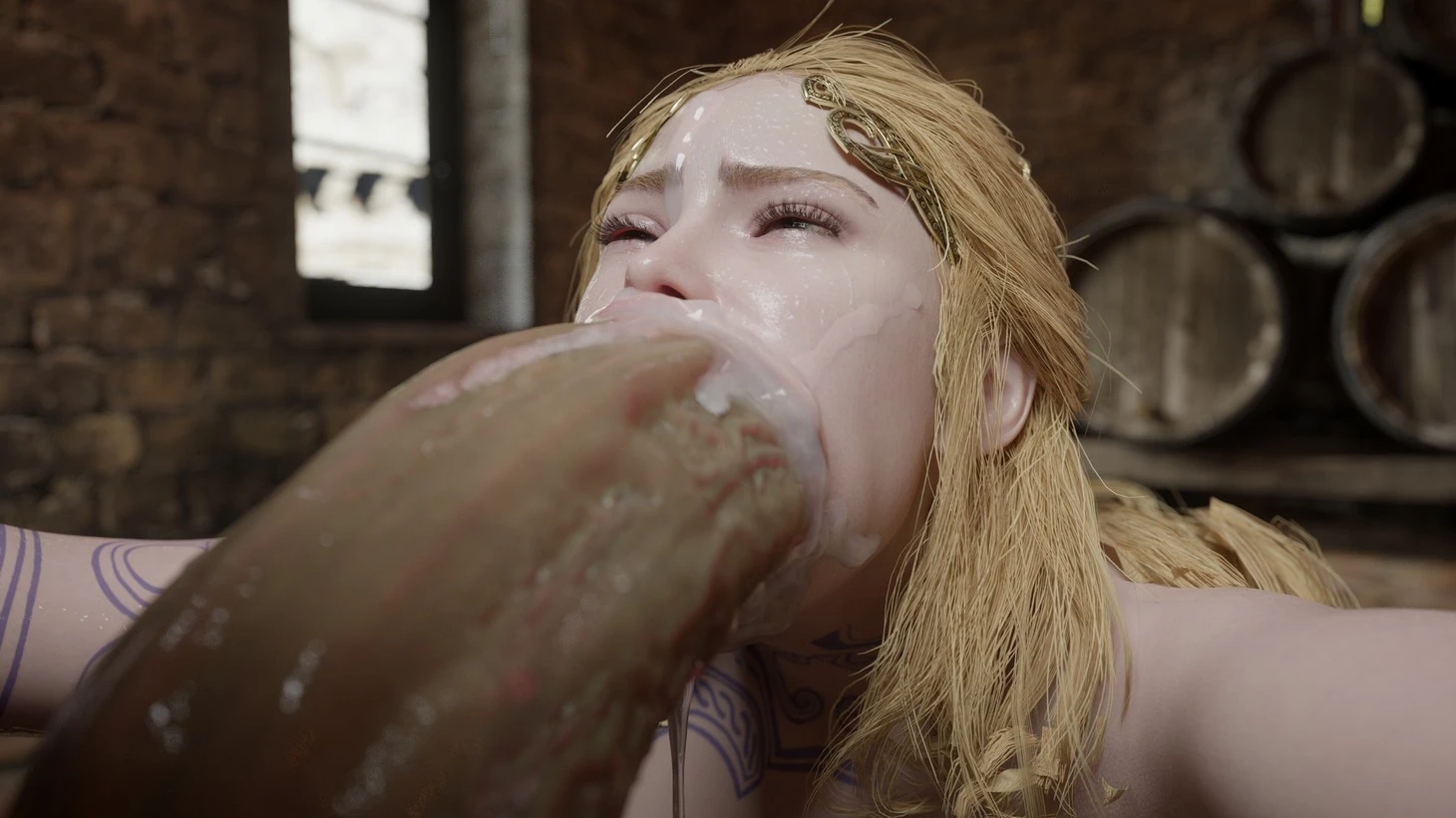 Sif x Orc porn comic picture 36