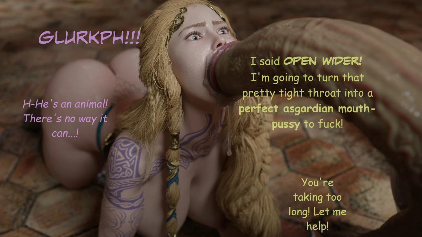 Sif x Orc porn comic picture 9