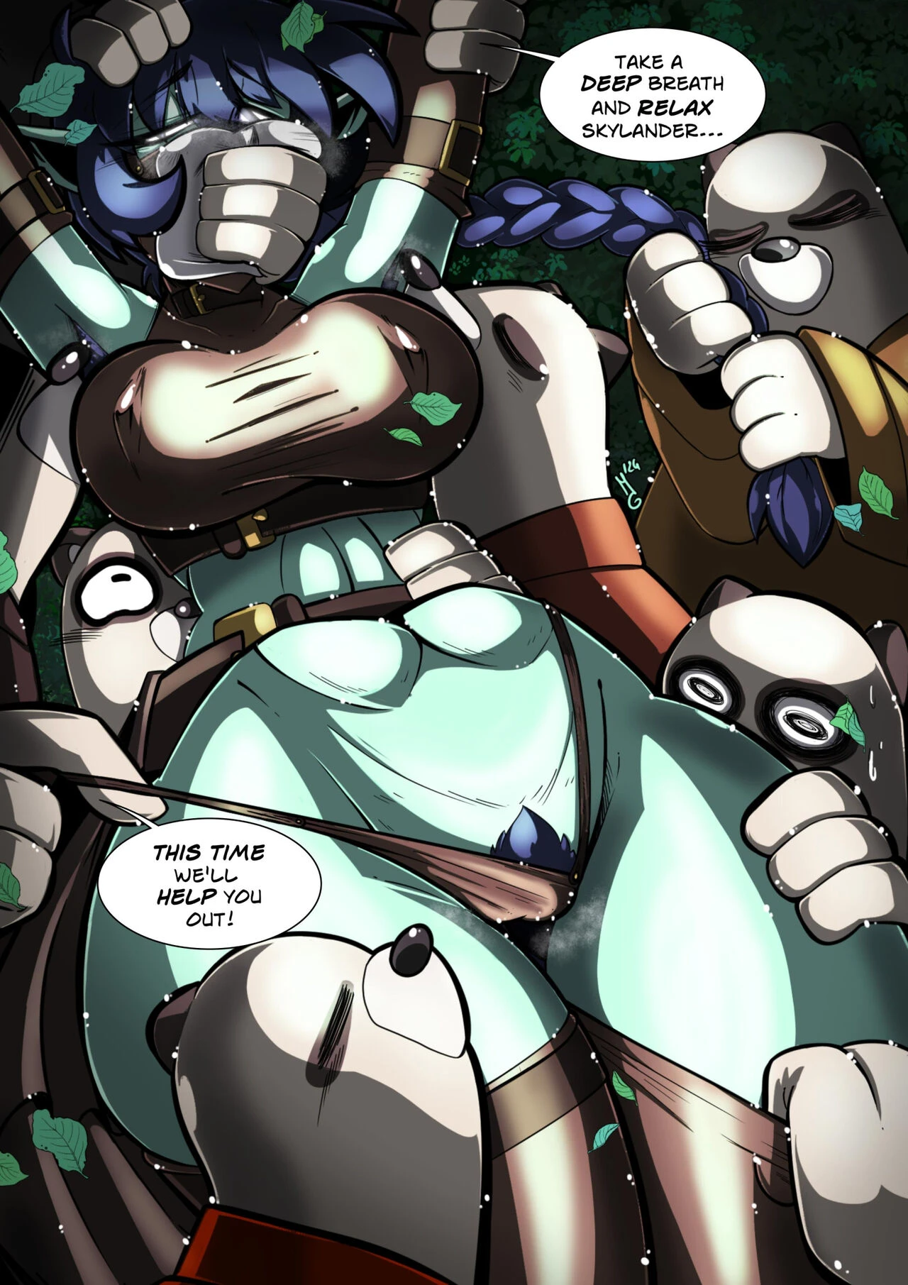 Silent but Horny porn comic picture 25