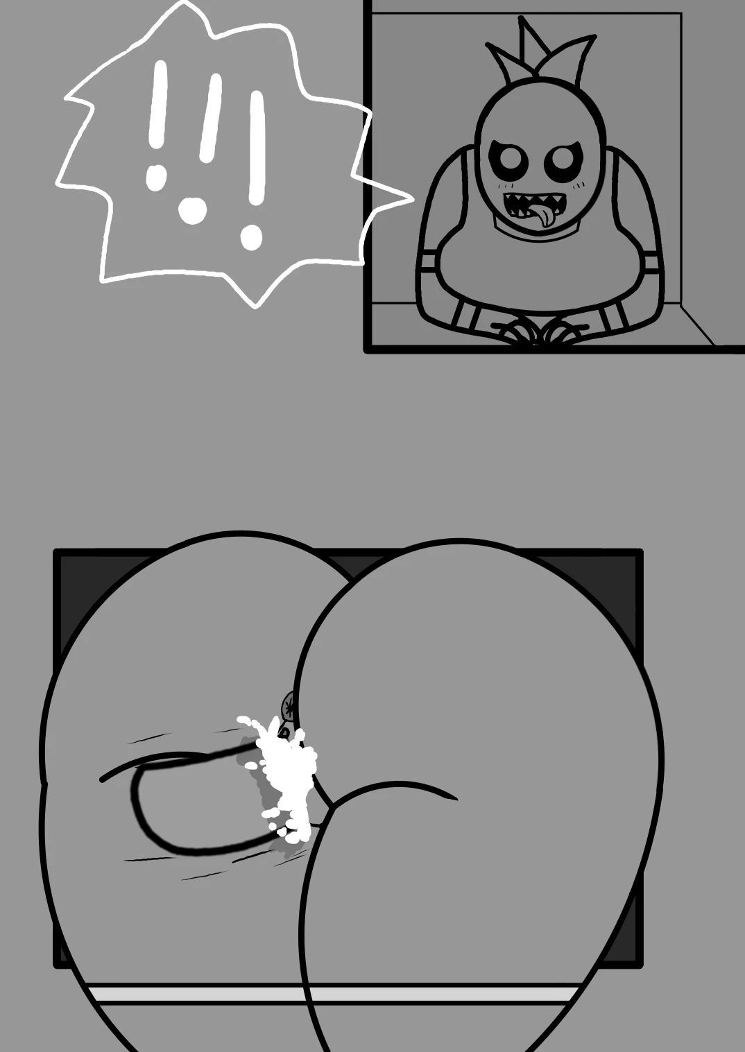 [silentdude01] Toy Chica stuck porn comic picture 10