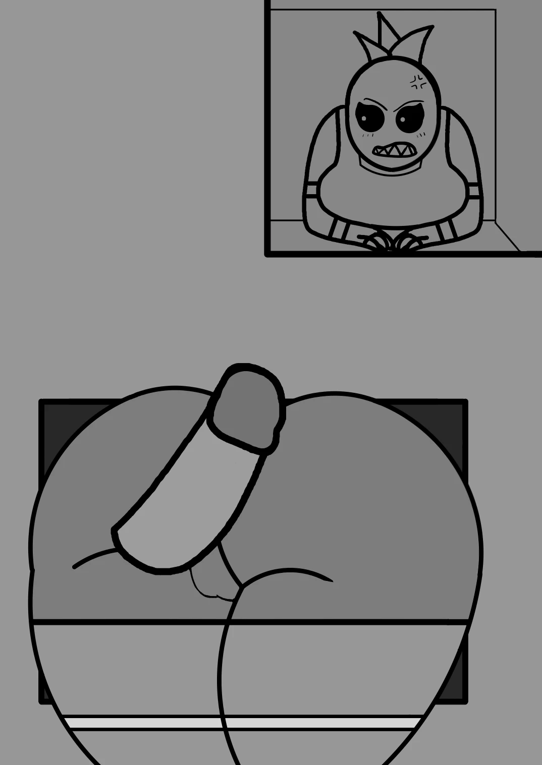 [silentdude01] Toy Chica stuck porn comic picture 5