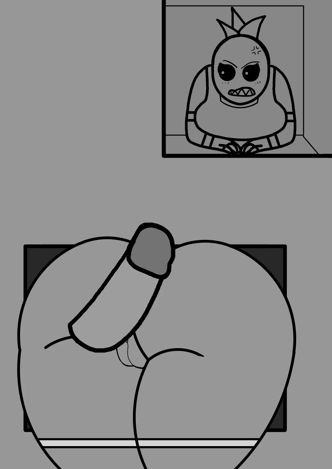 [silentdude01] Toy Chica stuck porn comic picture 7