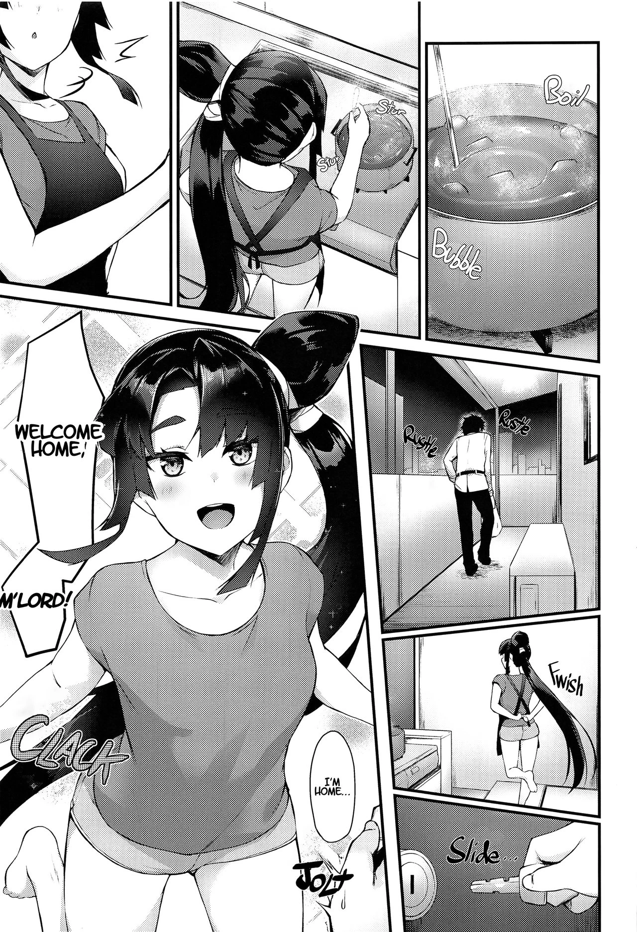 Simply Living with Ushiwakamaru porn comic picture 2