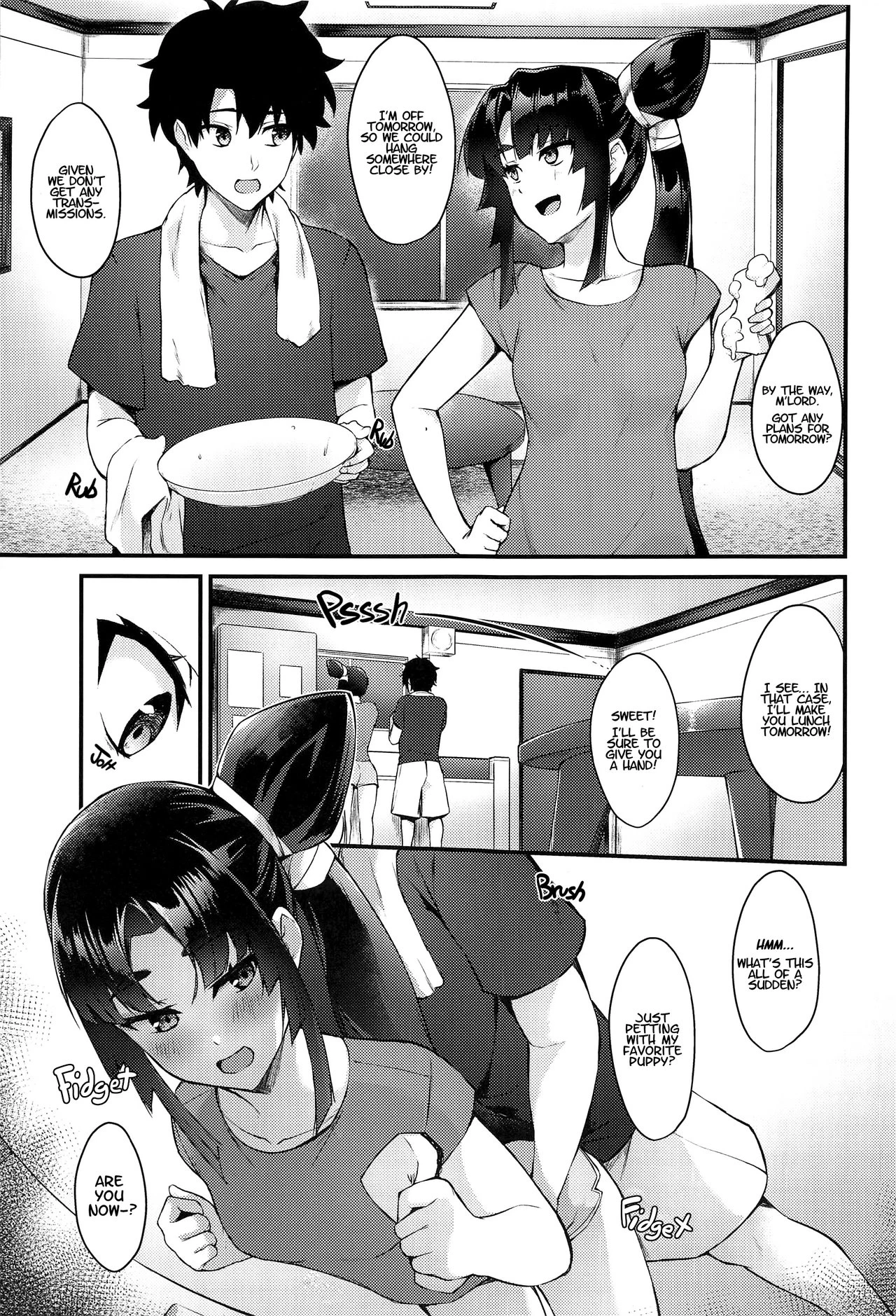 Simply Living with Ushiwakamaru porn comic picture 4