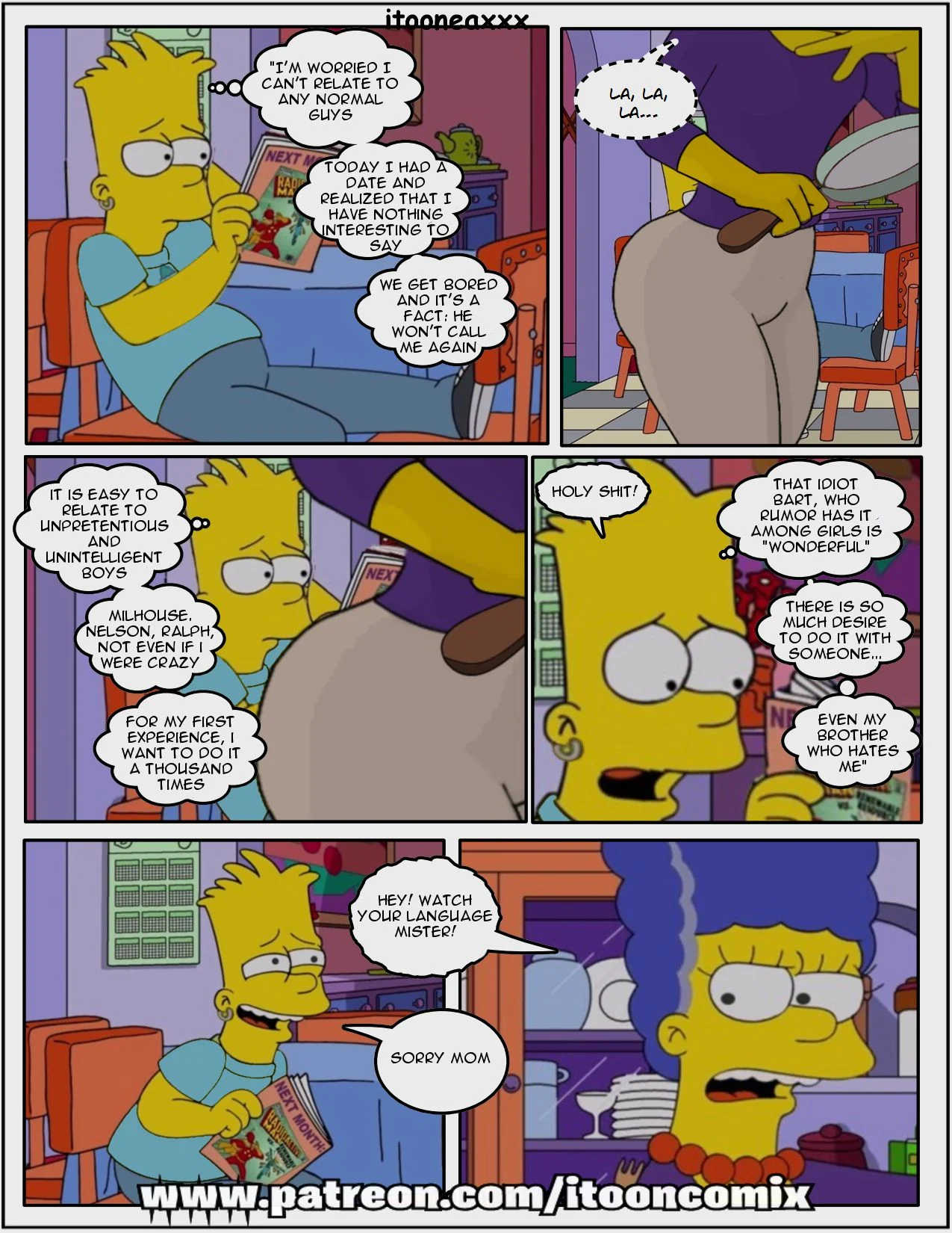 Simpsons 1. Affinity porn comic picture 12