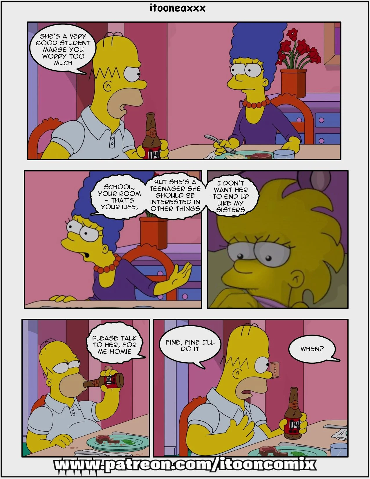 Simpsons 1. Affinity porn comic picture 4