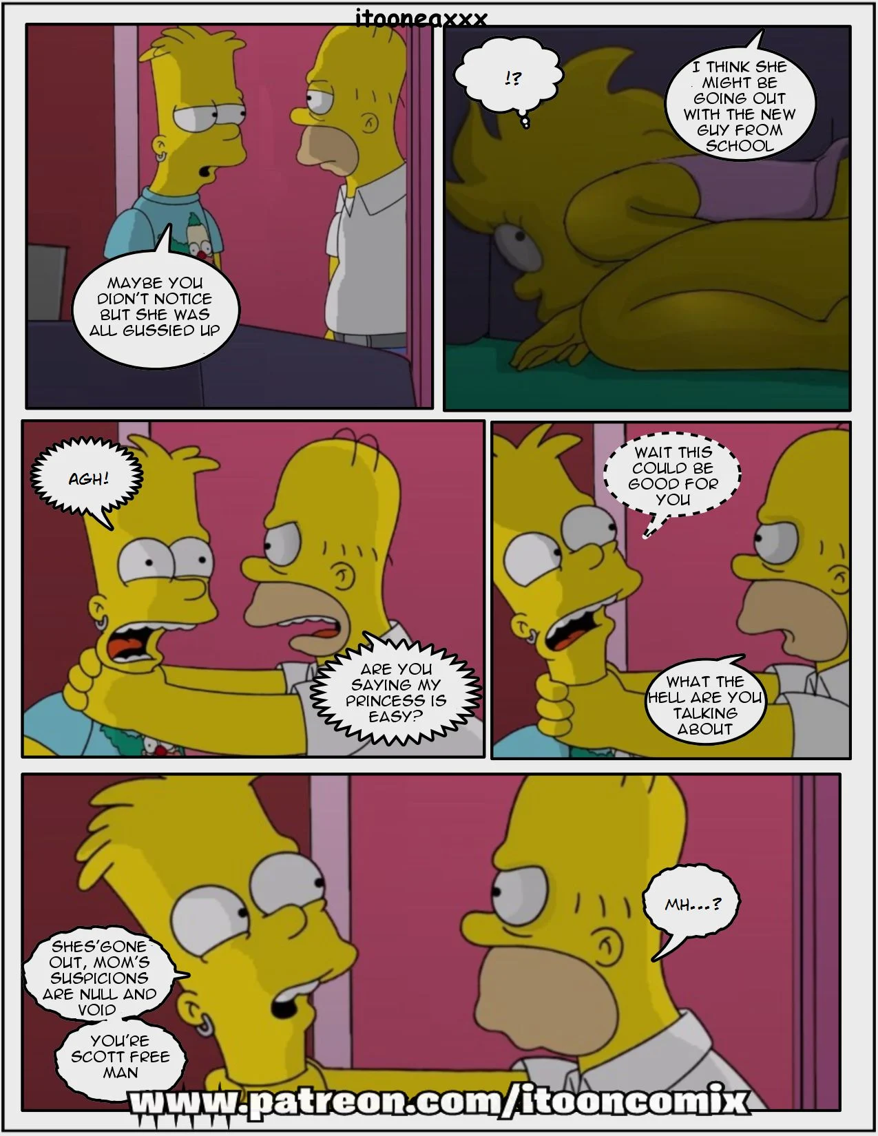 Simpsons 1. Affinity porn comic picture 8