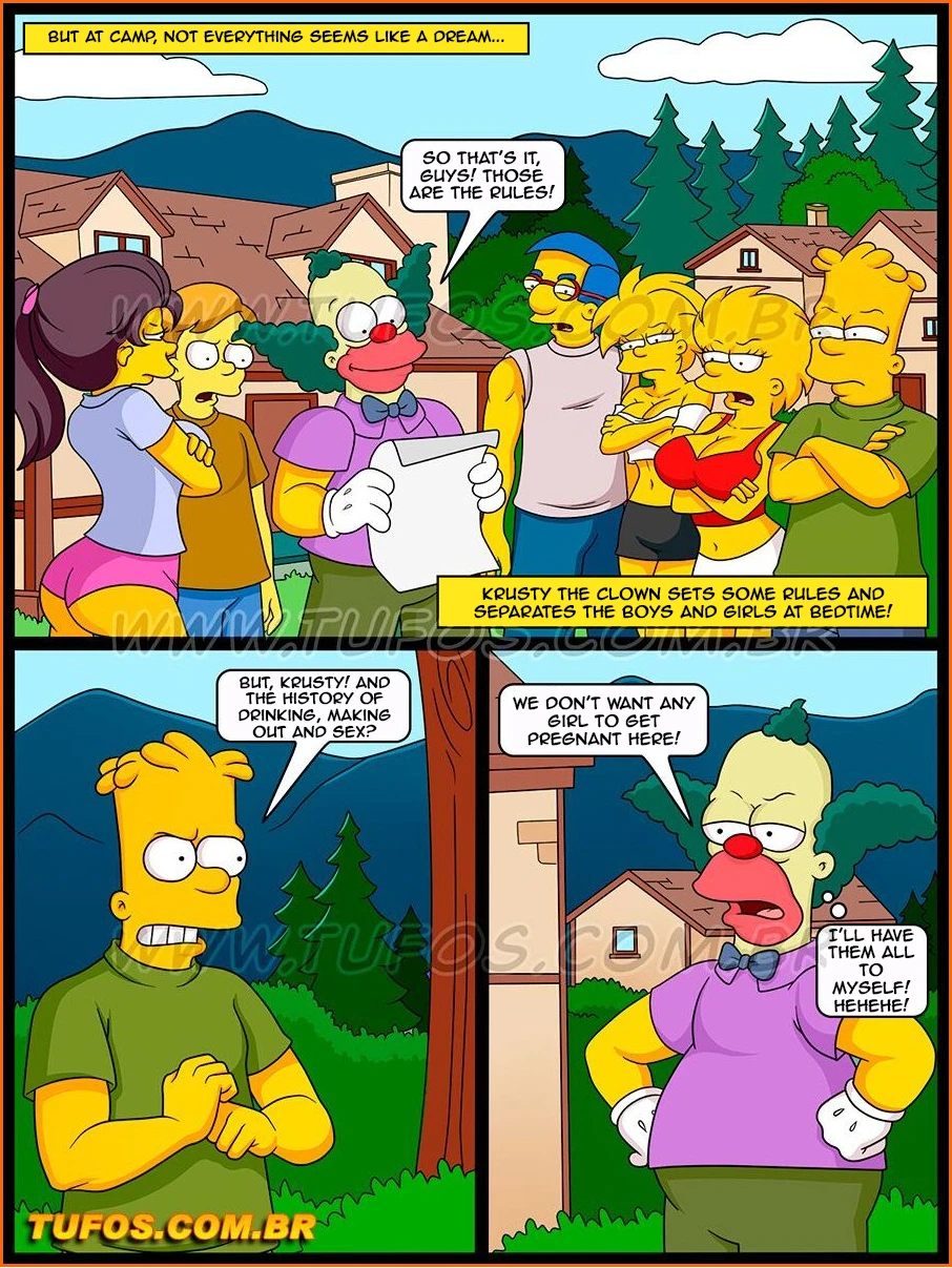 Simpsons 28 - Vacation at Camp Krusty porn comic picture 10