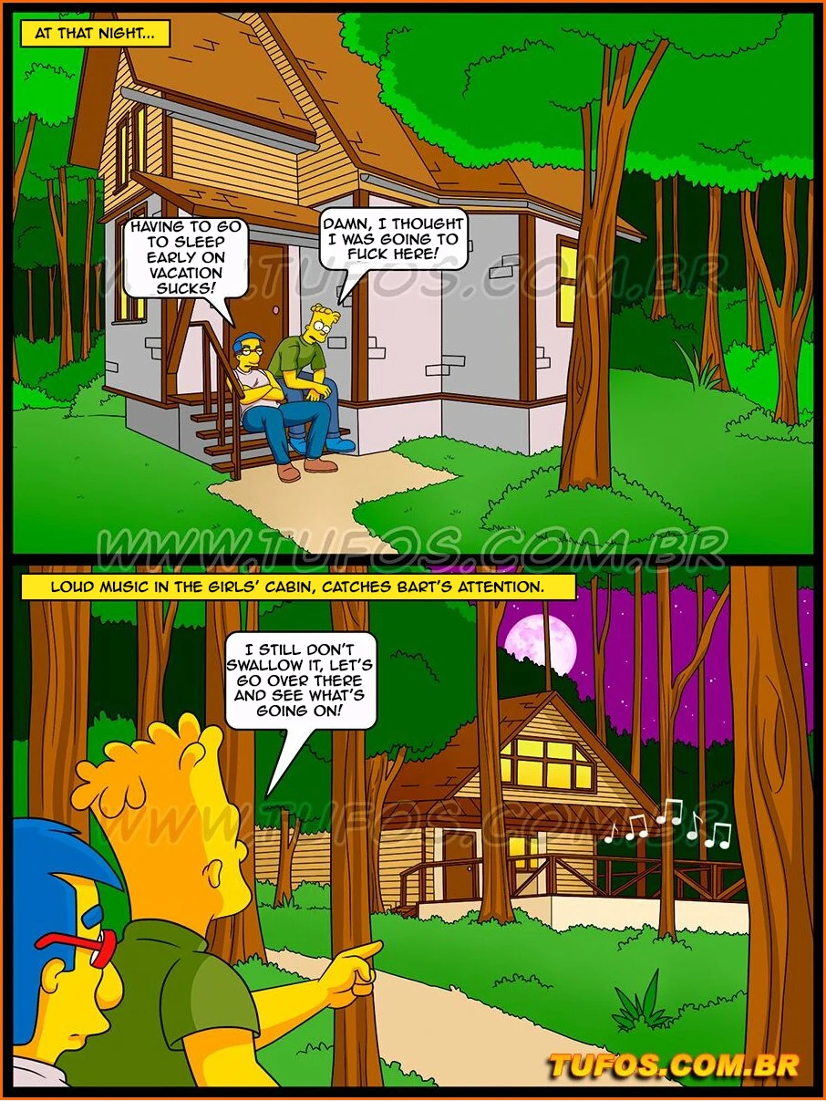 Simpsons 28 - Vacation at Camp Krusty porn comic picture 11