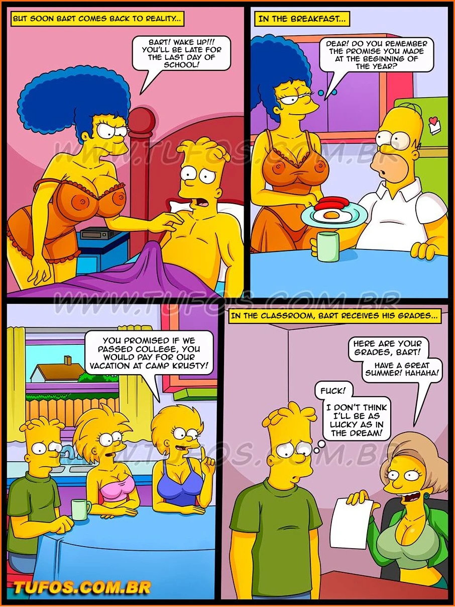 Simpsons 28 - Vacation at Camp Krusty porn comic picture 5