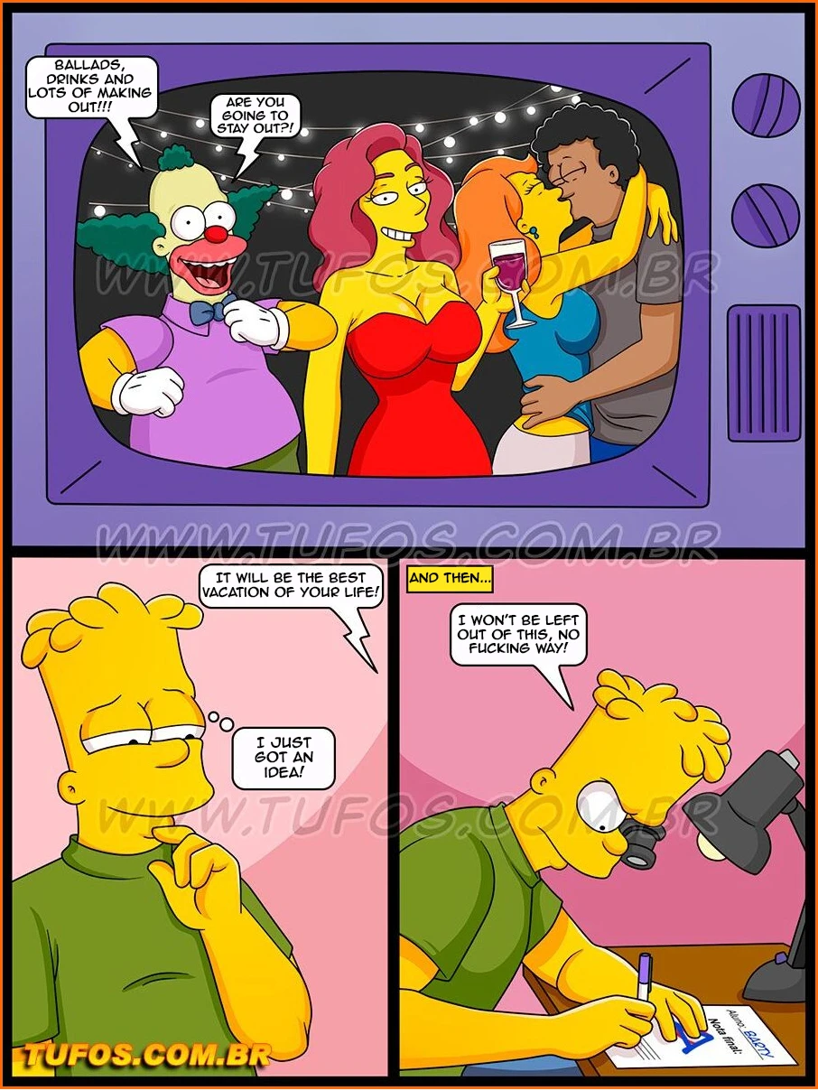 Simpsons 28 - Vacation at Camp Krusty porn comic picture 7