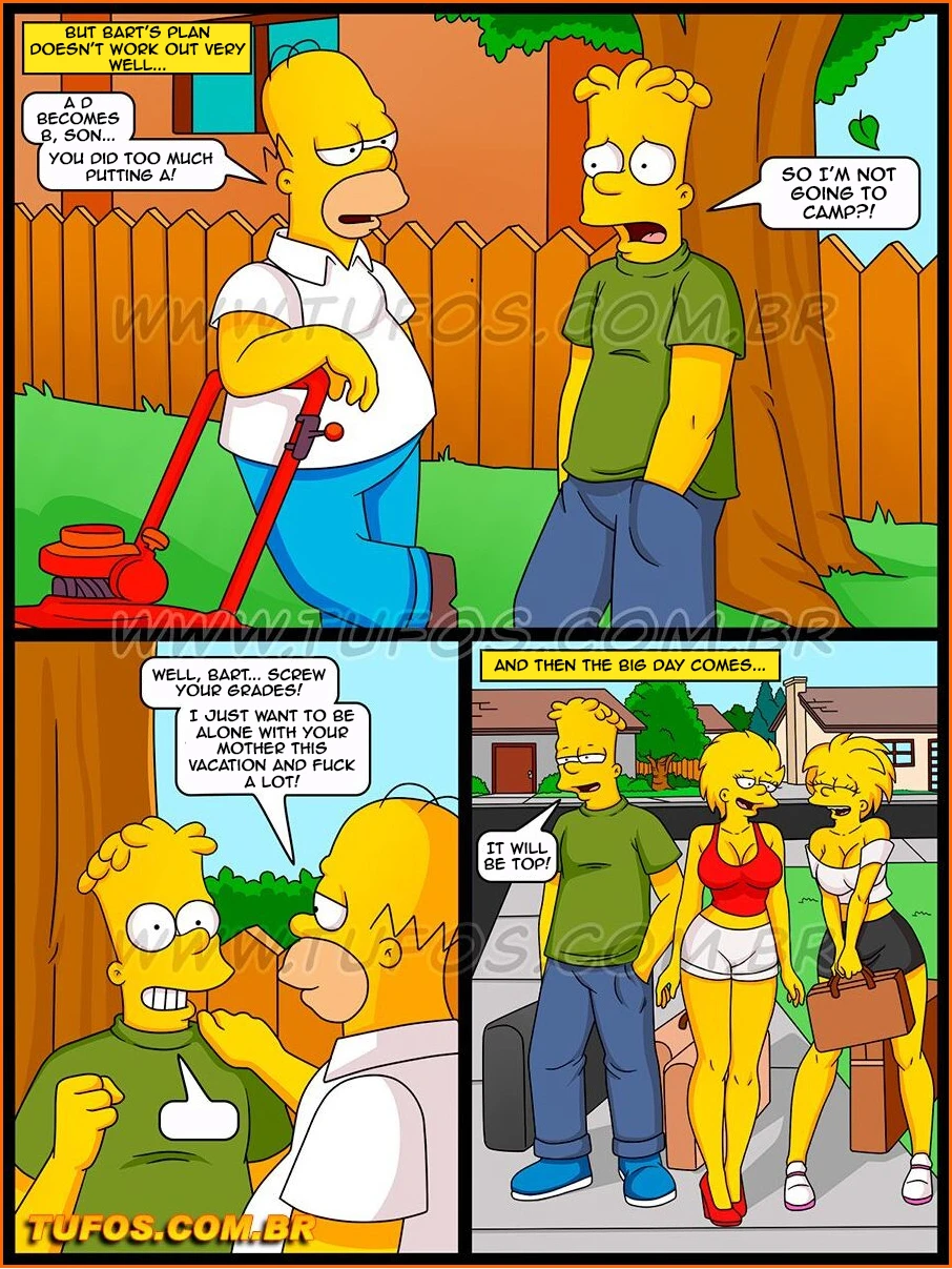 Simpsons 28 - Vacation at Camp Krusty porn comic picture 8