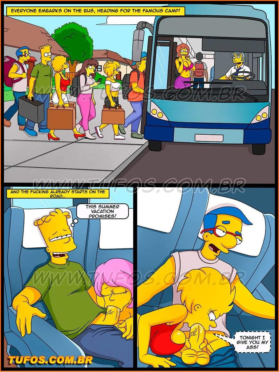 Simpsons 28 - Vacation at Camp Krusty porn comic picture 9