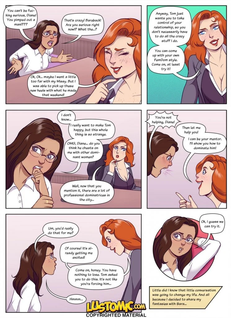 Sissy Mistress Training porn comic picture 5