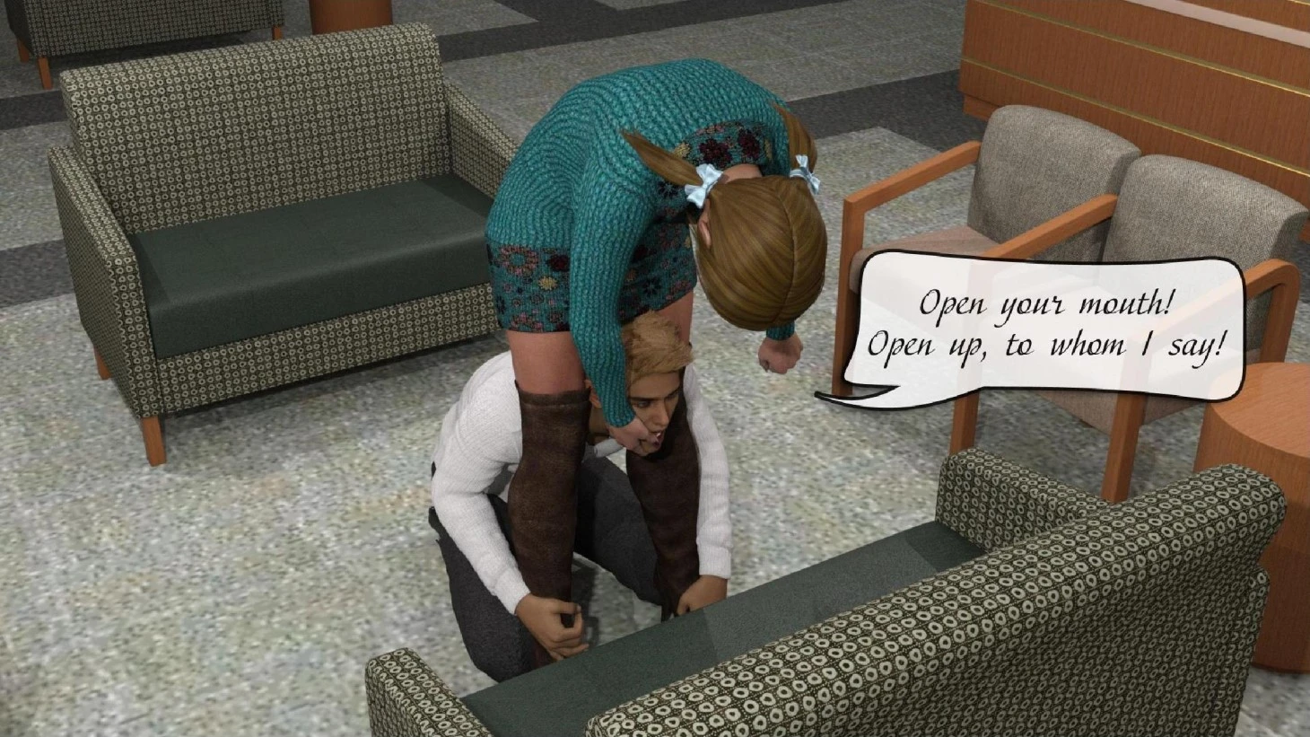 Size changer porn comic picture 12