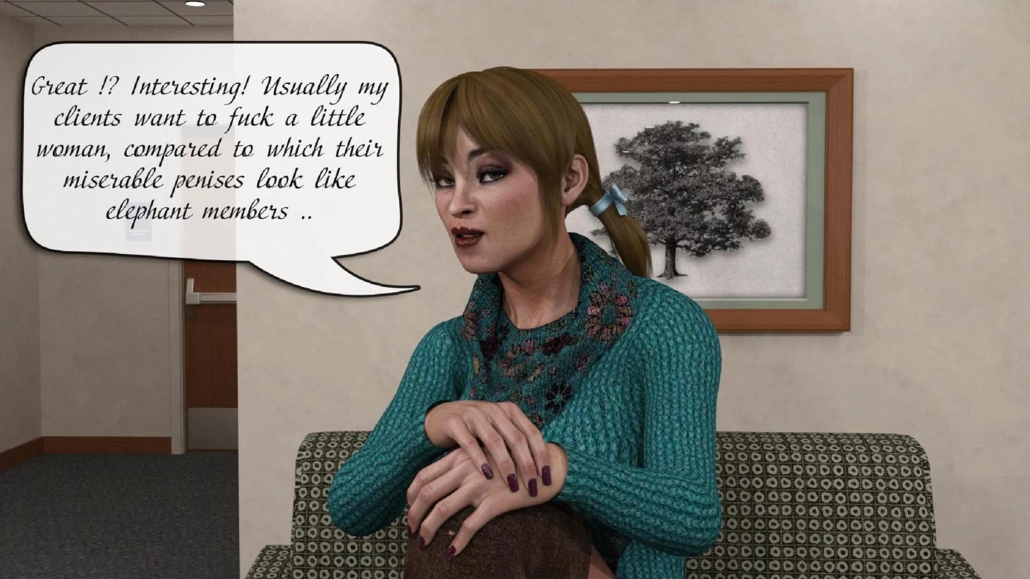 Size changer porn comic picture 7