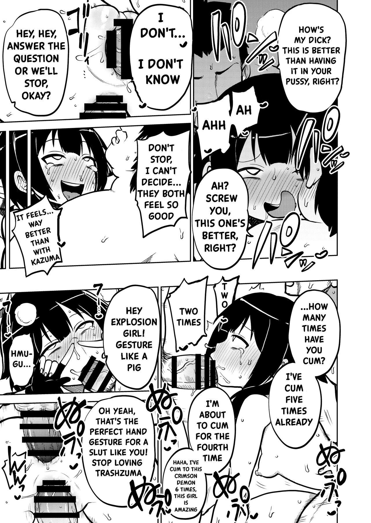 Skeb "Konosuba" Okiba porn comic picture 36