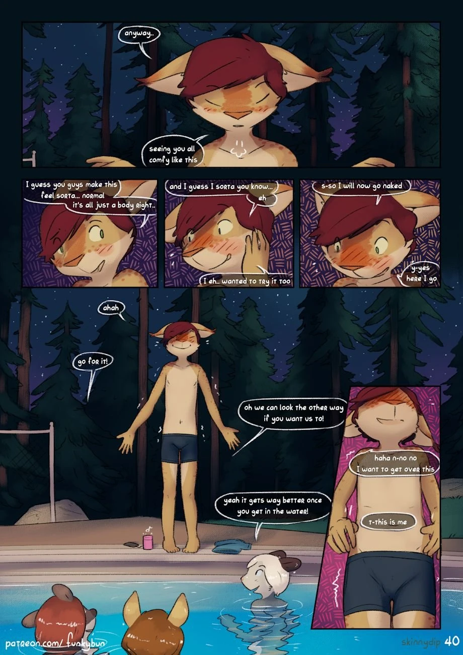 Skinny-dip porn comic picture 41
