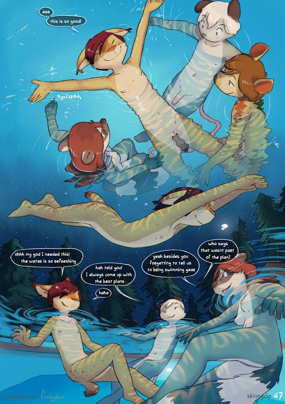 Skinny-dip porn comic picture 48