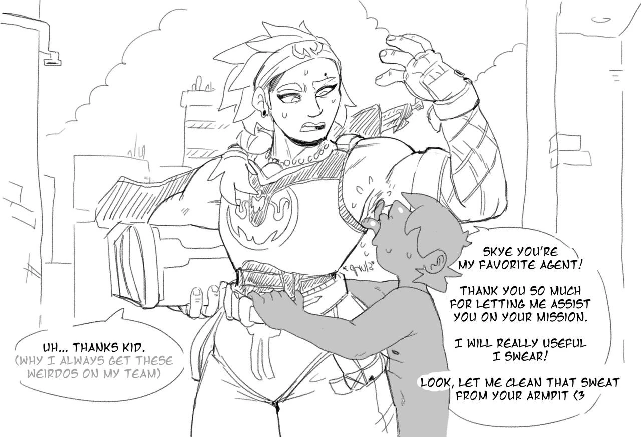 Skye porn comic picture 1