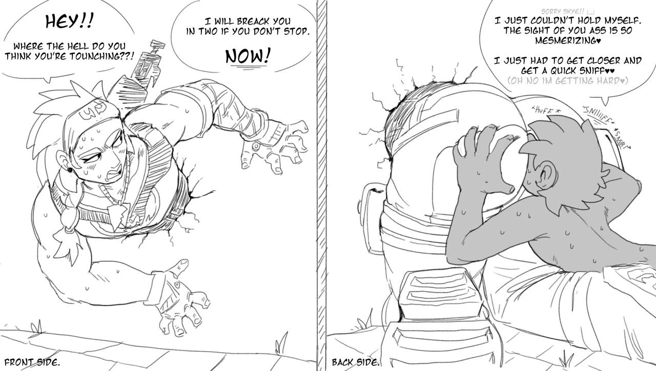 Skye porn comic picture 3