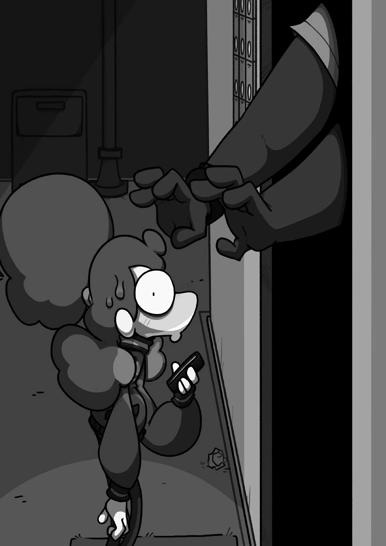 Slapsticky together. Strangers in the night porn comic picture 2