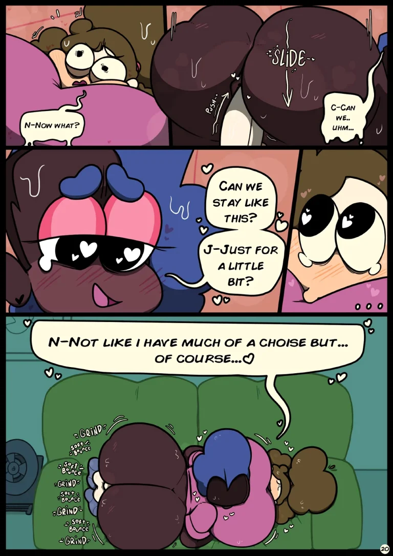 Slapsticky together. Strangers in the night porn comic picture 22