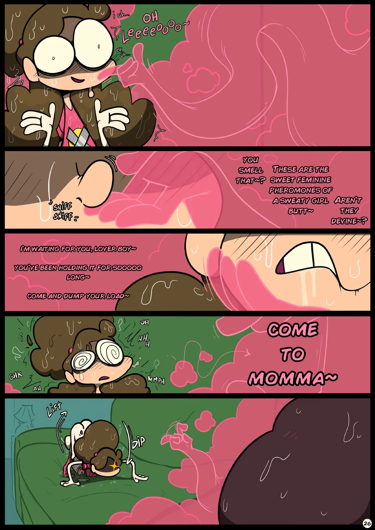 Slapsticky together. Strangers in the night porn comic picture 28