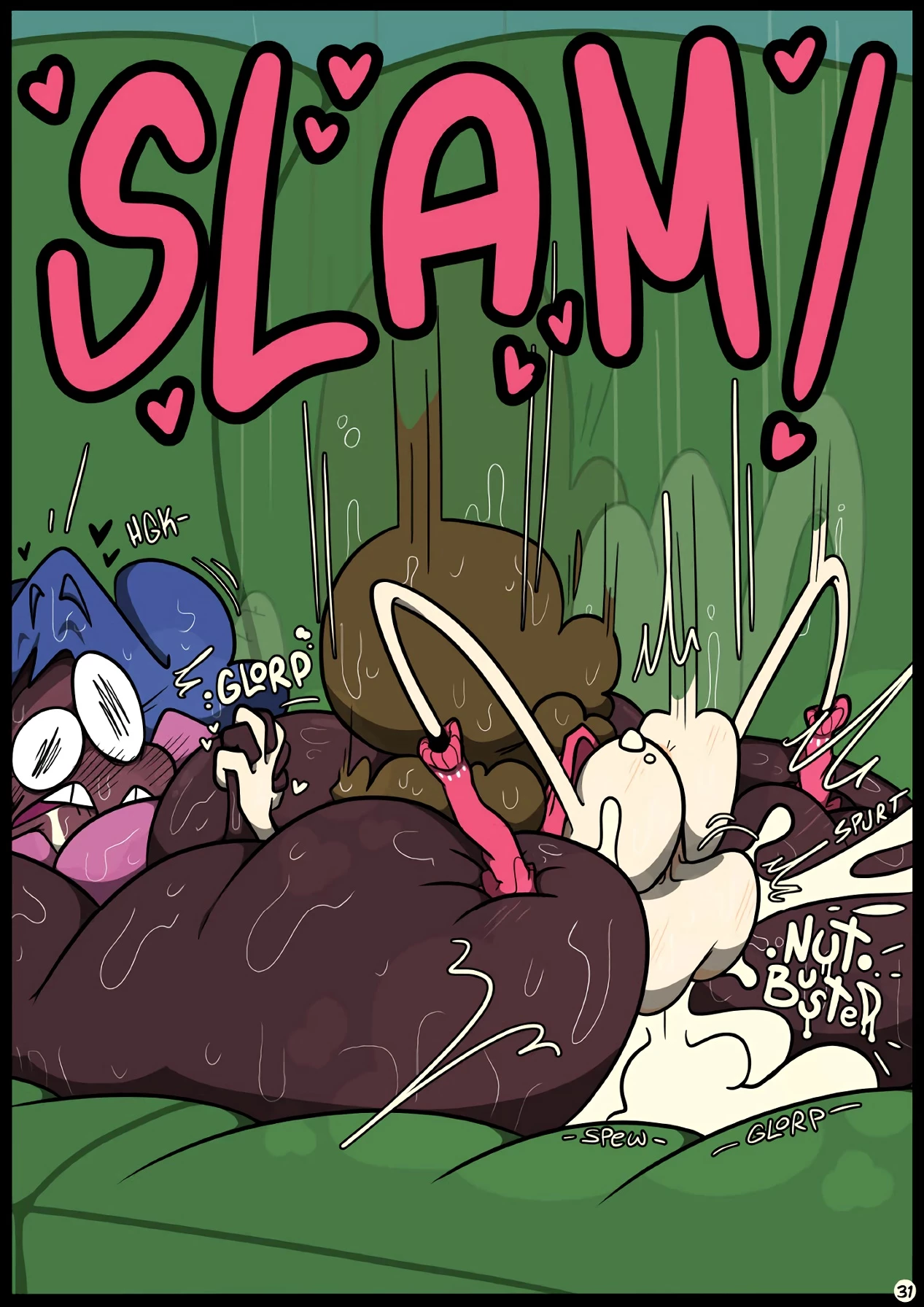 Slapsticky together. Strangers in the night porn comic picture 33