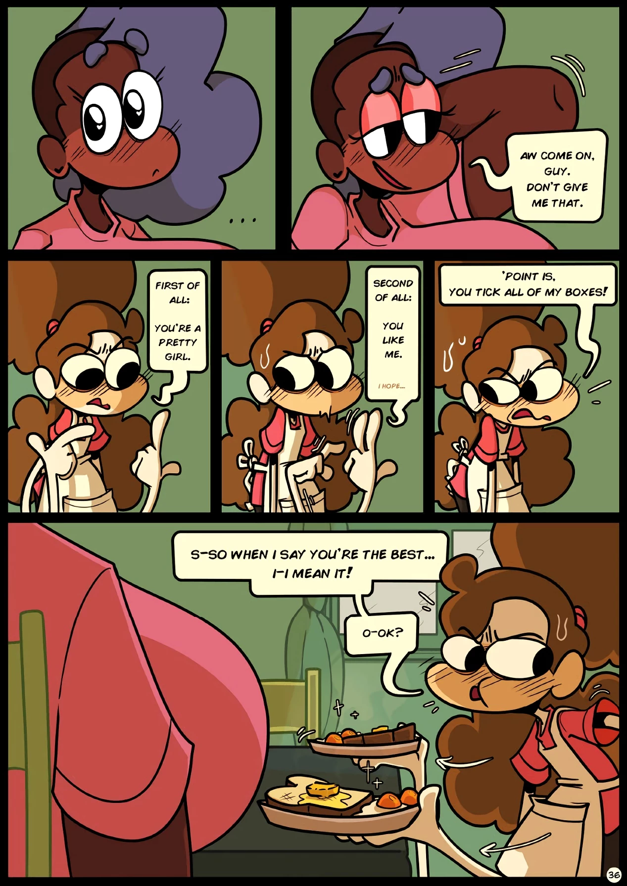 Slapsticky together. Strangers in the night porn comic picture 38