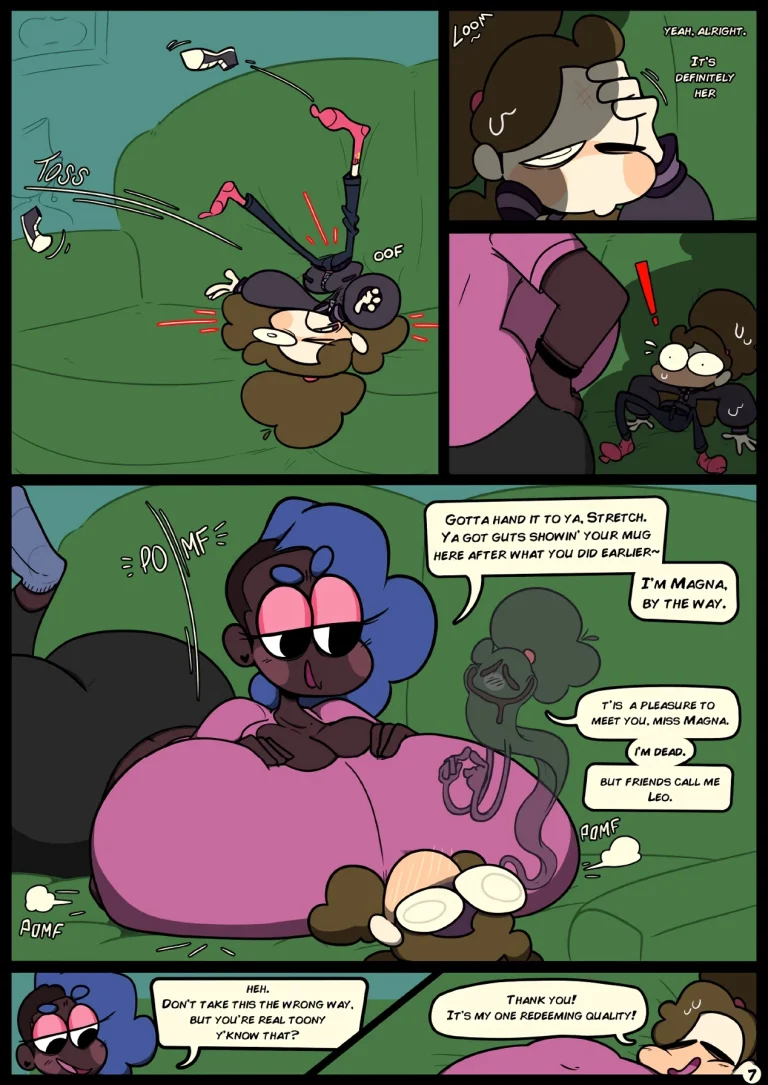 Slapsticky together. Strangers in the night porn comic picture 9