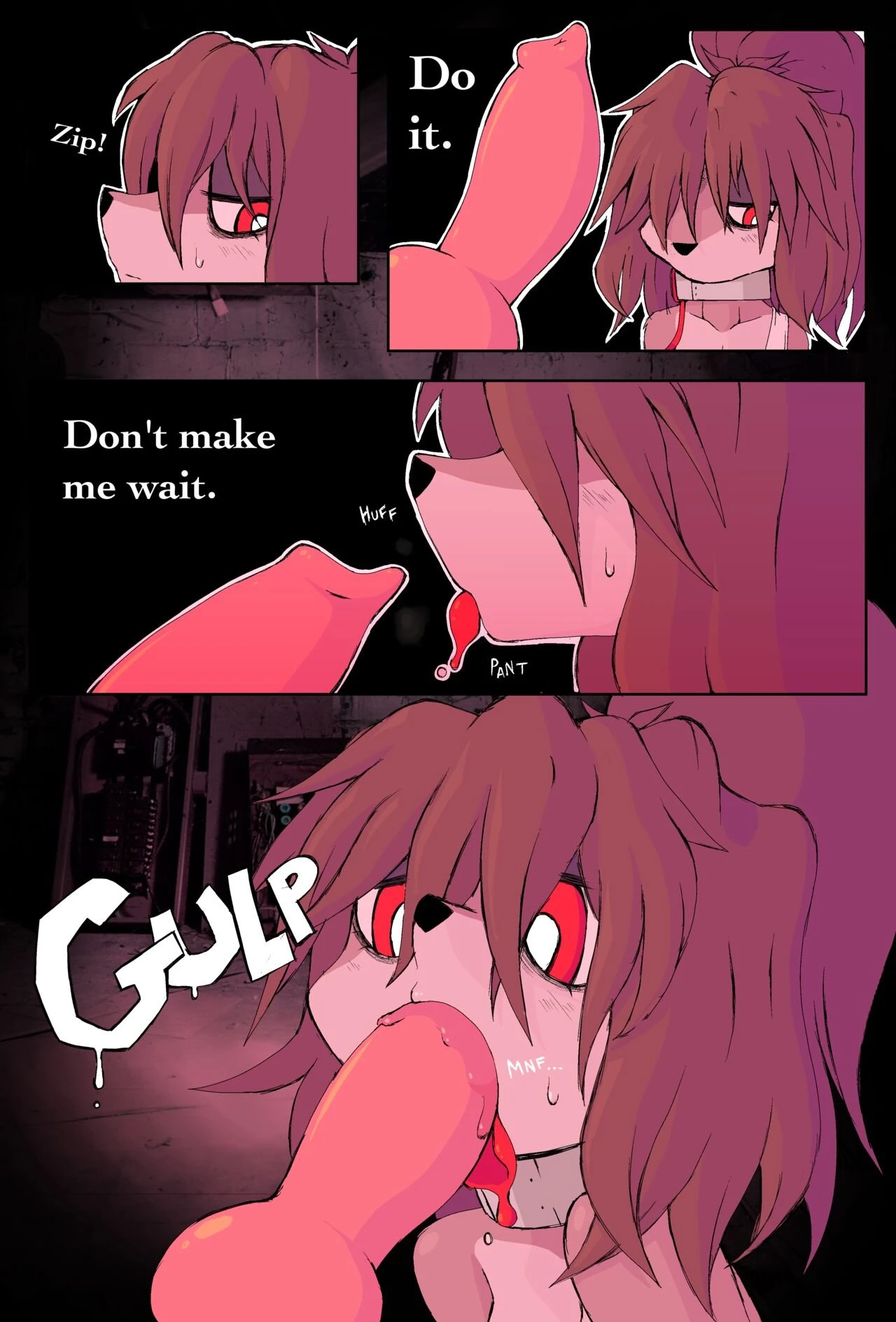 Slave Dog porn comic picture 3