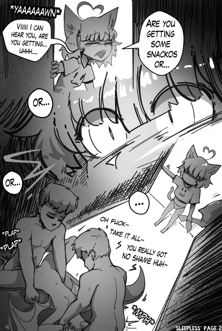Sleepless porn comic picture 4